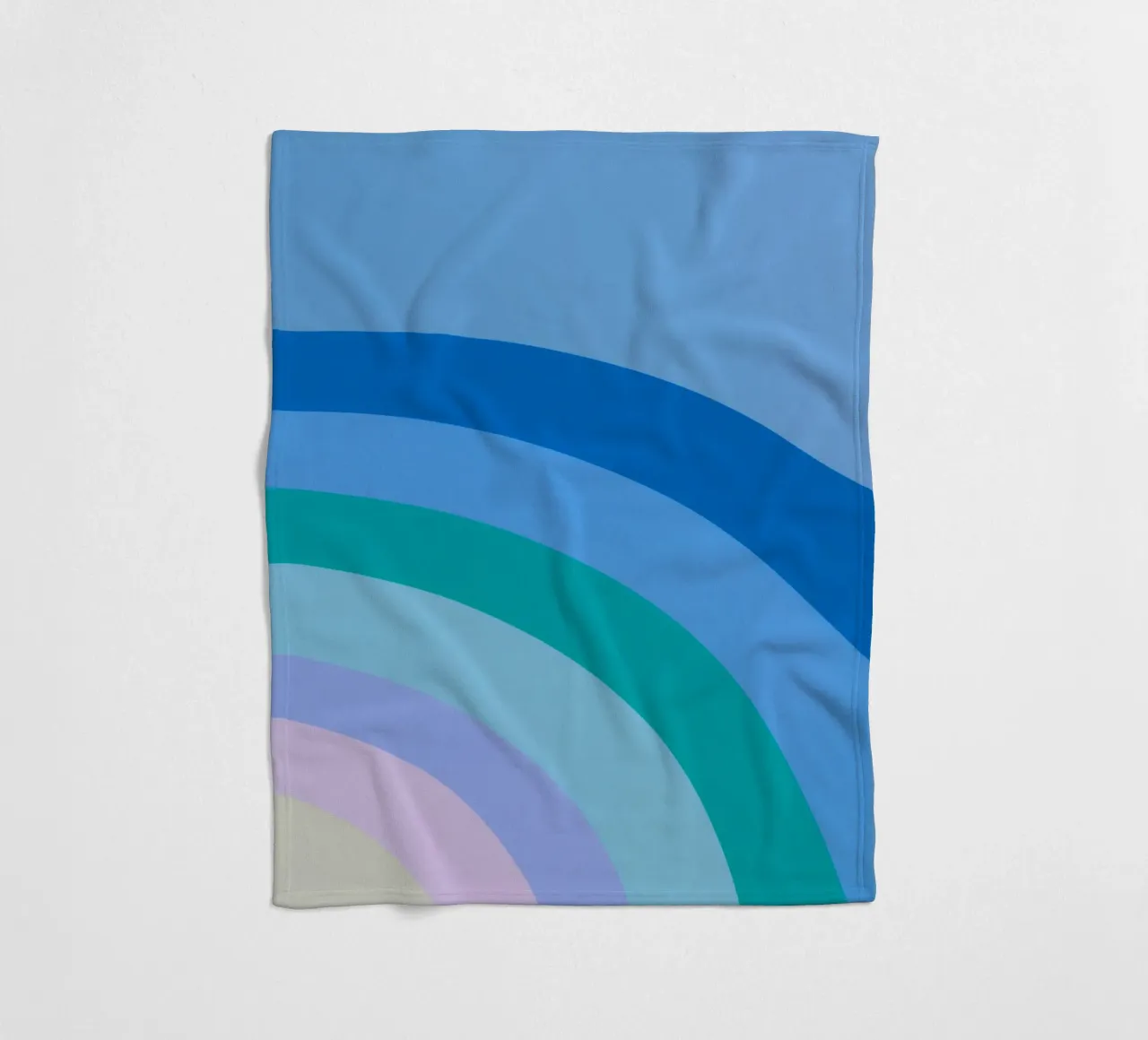 Gradiente di colori arcobaleno coperta in pile da Carinaprint