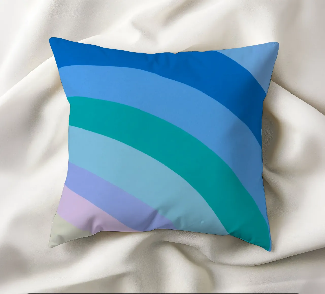 Gradiente di colori arcobaleno cuscino da Carinaprint