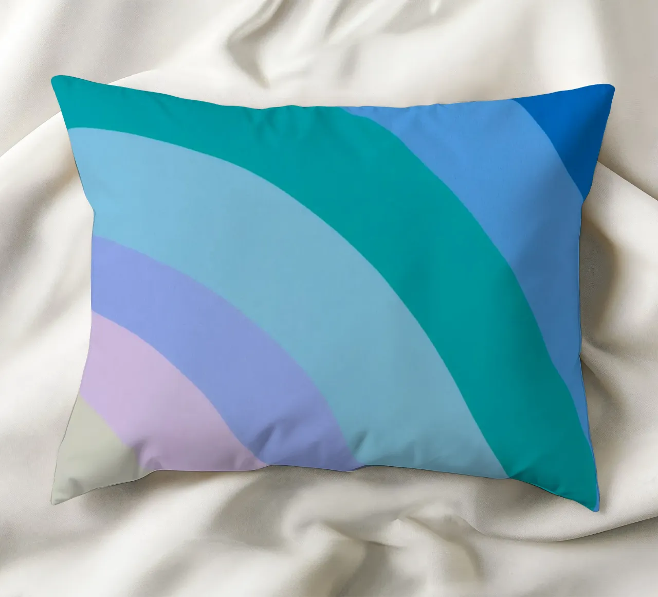 Gradiente di colori arcobaleno cuscino da Carinaprint