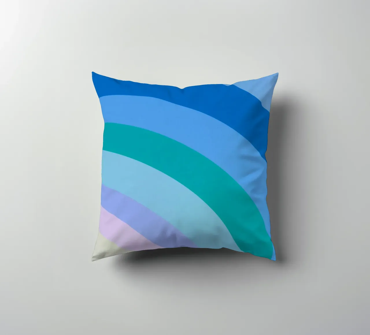 Gradiente di colori arcobaleno cuscino da Carinaprint