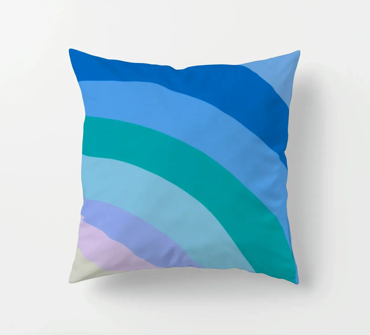 Gradiente di colori arcobaleno cuscino da Carinaprint