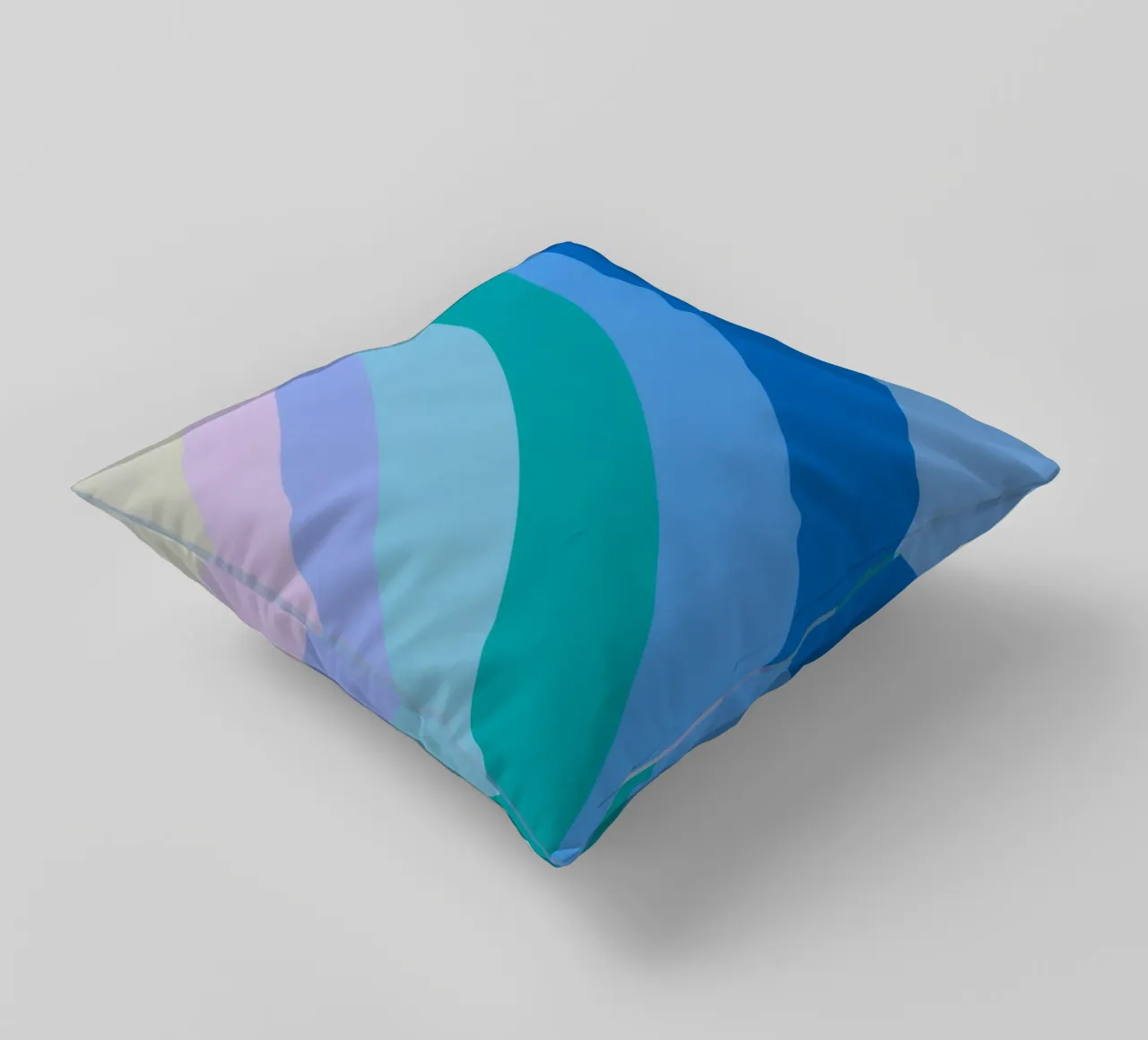 Gradiente di colori arcobaleno cuscino da Carinaprint