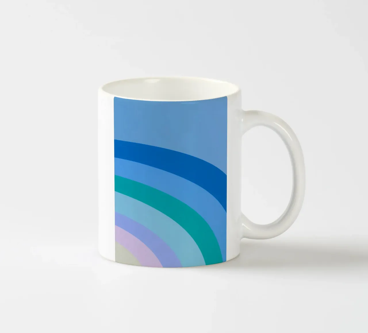 Gradiente di colori arcobaleno tazza in ceramica da Carinaprint