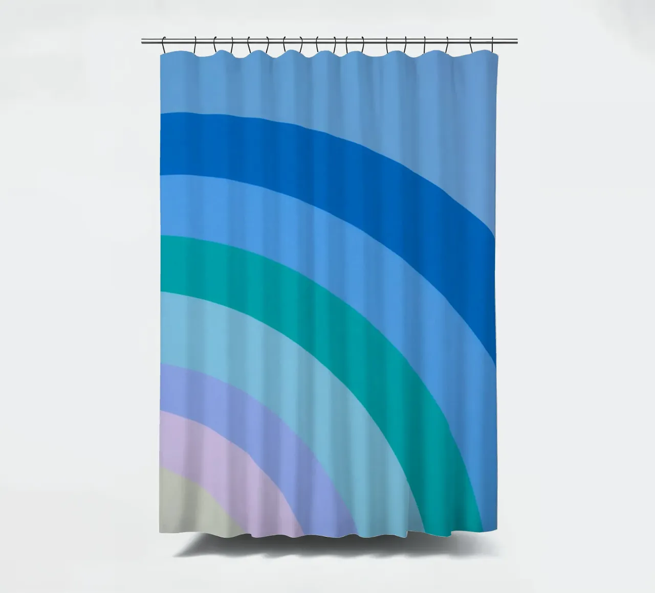 Gradiente di colori arcobaleno tenda da doccia da Carinaprint