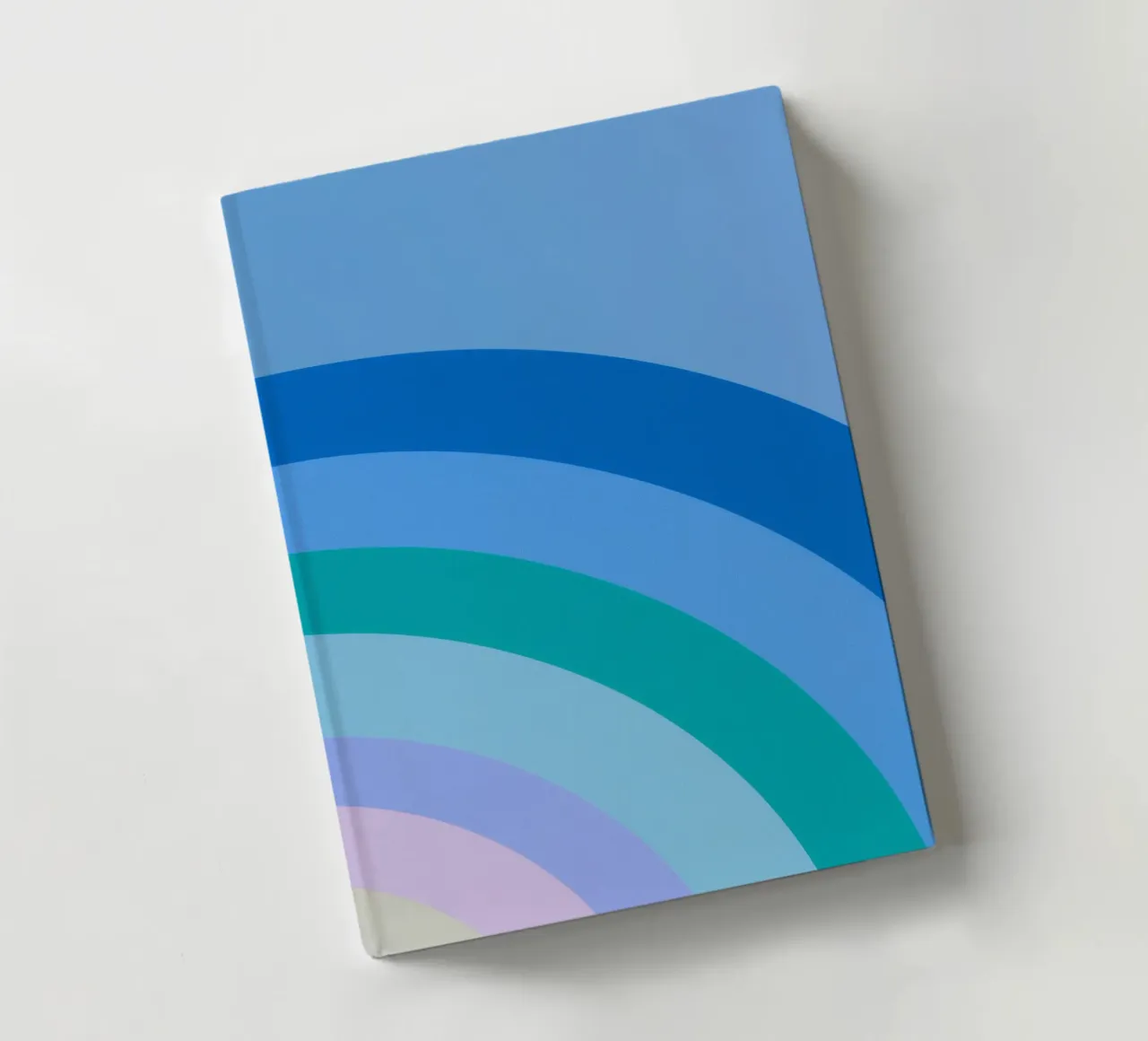 Gradiente di colori arcobaleno diario da Carinaprint
