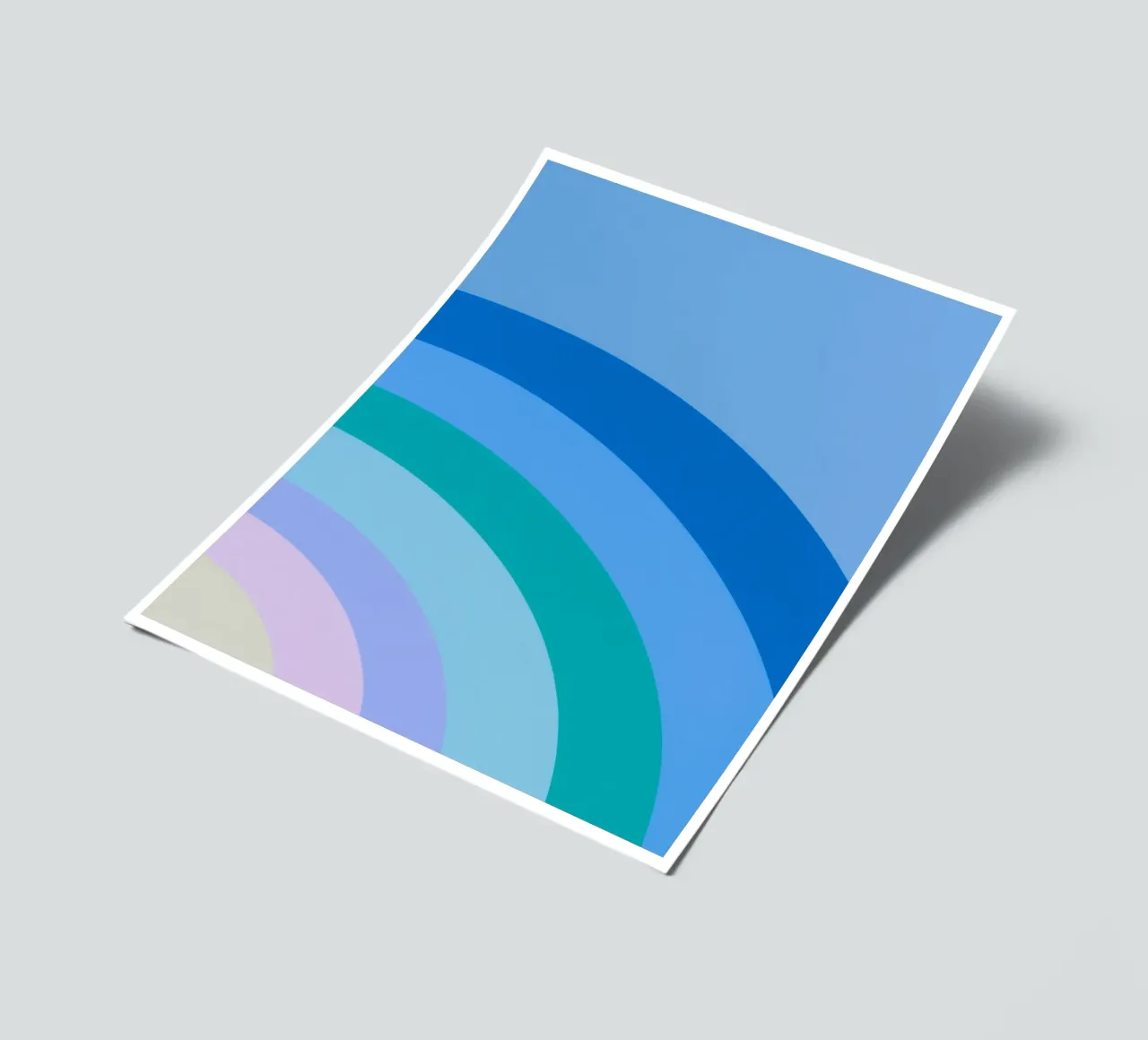 Gradiente di colori arcobaleno foglio adesivo da Carinaprint
