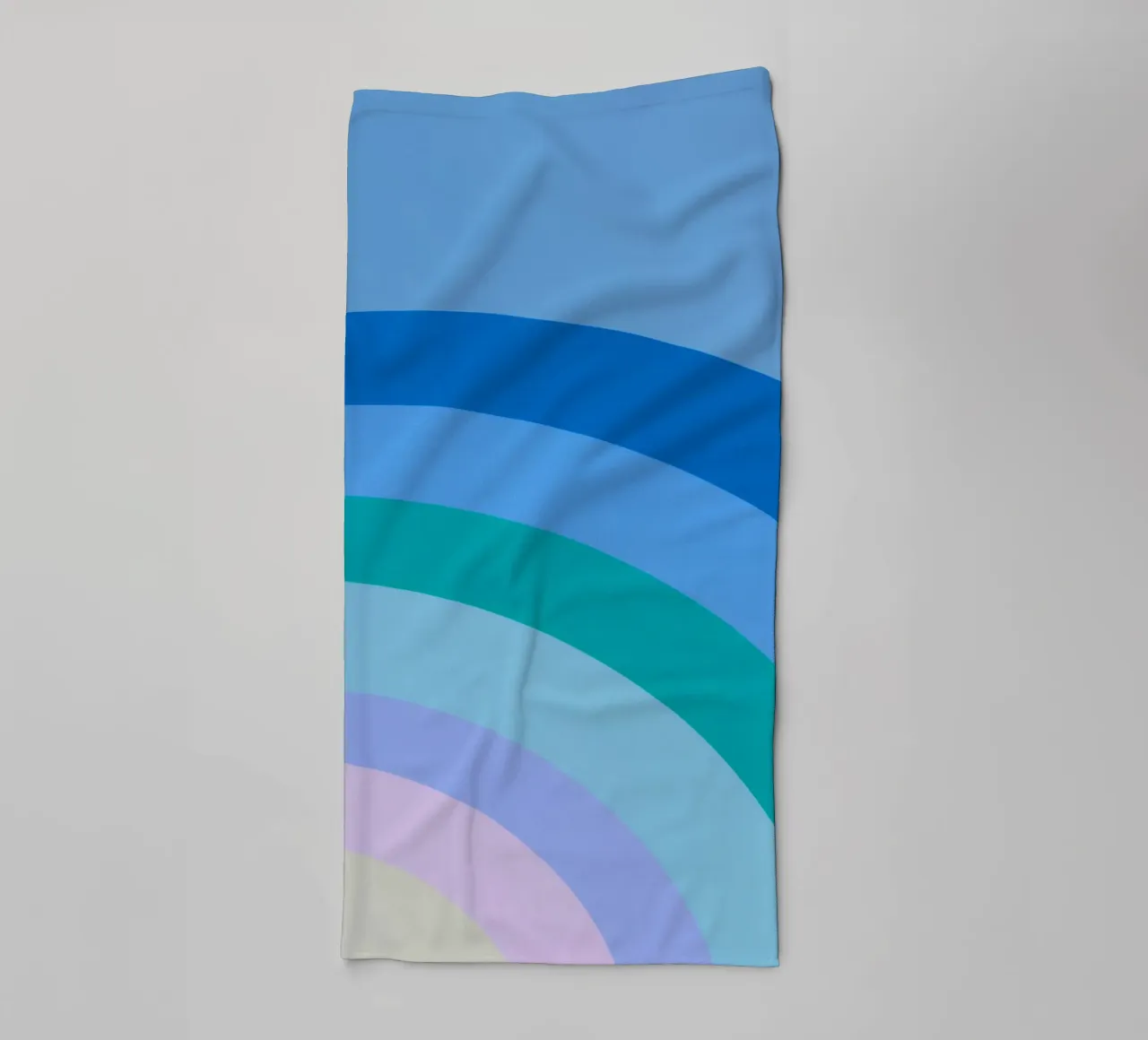 Gradiente di colori arcobaleno asciugamano da bagno da Carinaprint