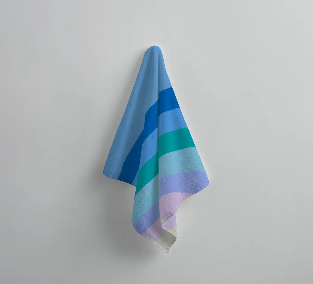 Gradiente di colori arcobaleno asciugamano da bagno da Carinaprint