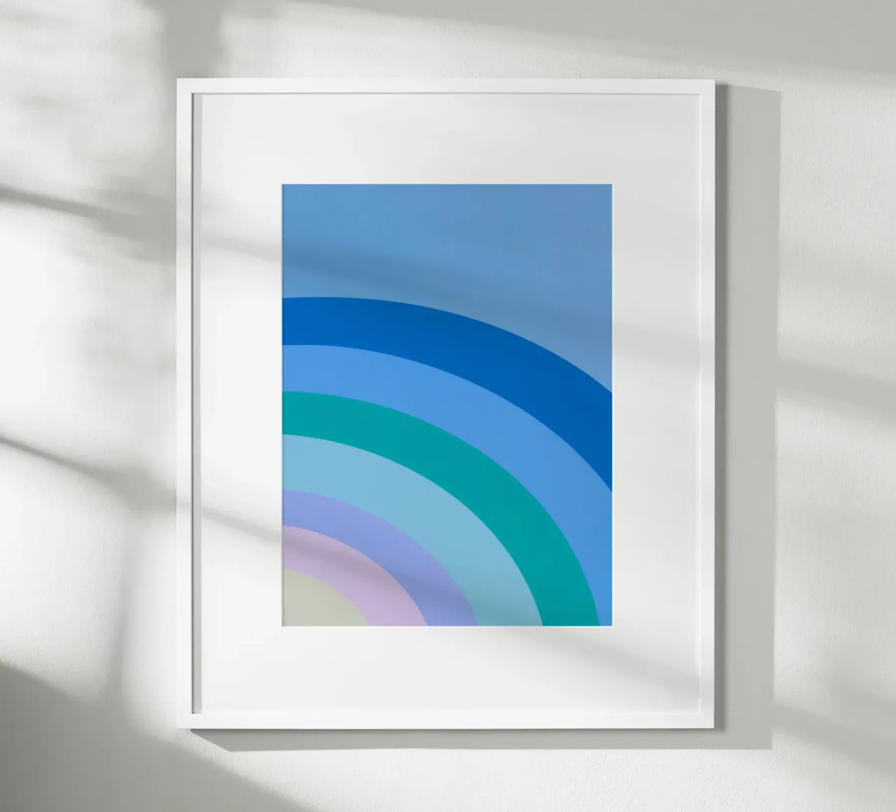 Gradiente di colori arcobaleno poster da Carinaprint