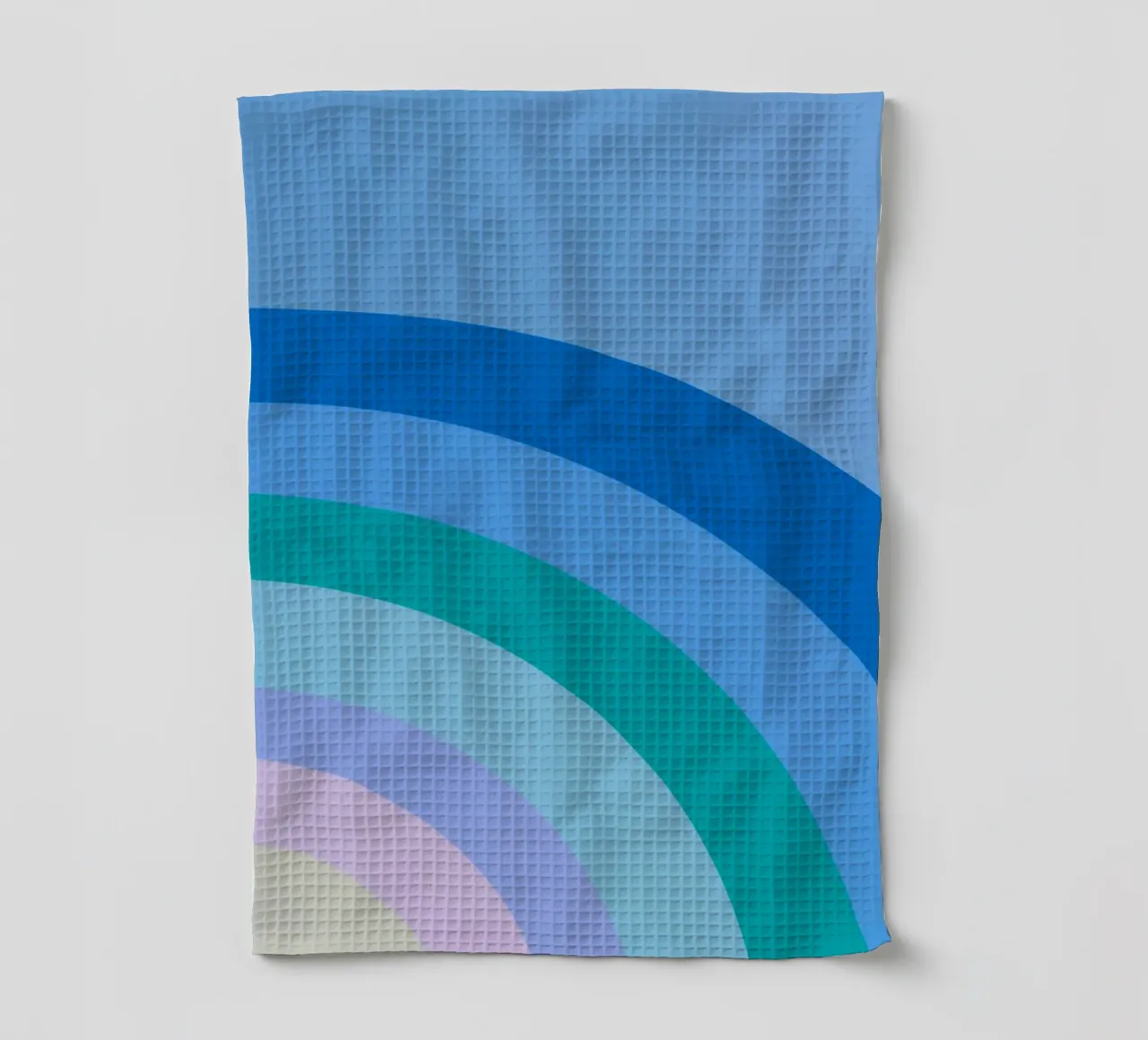 Gradiente di colori arcobaleno canovaccio da cucina da Carinaprint