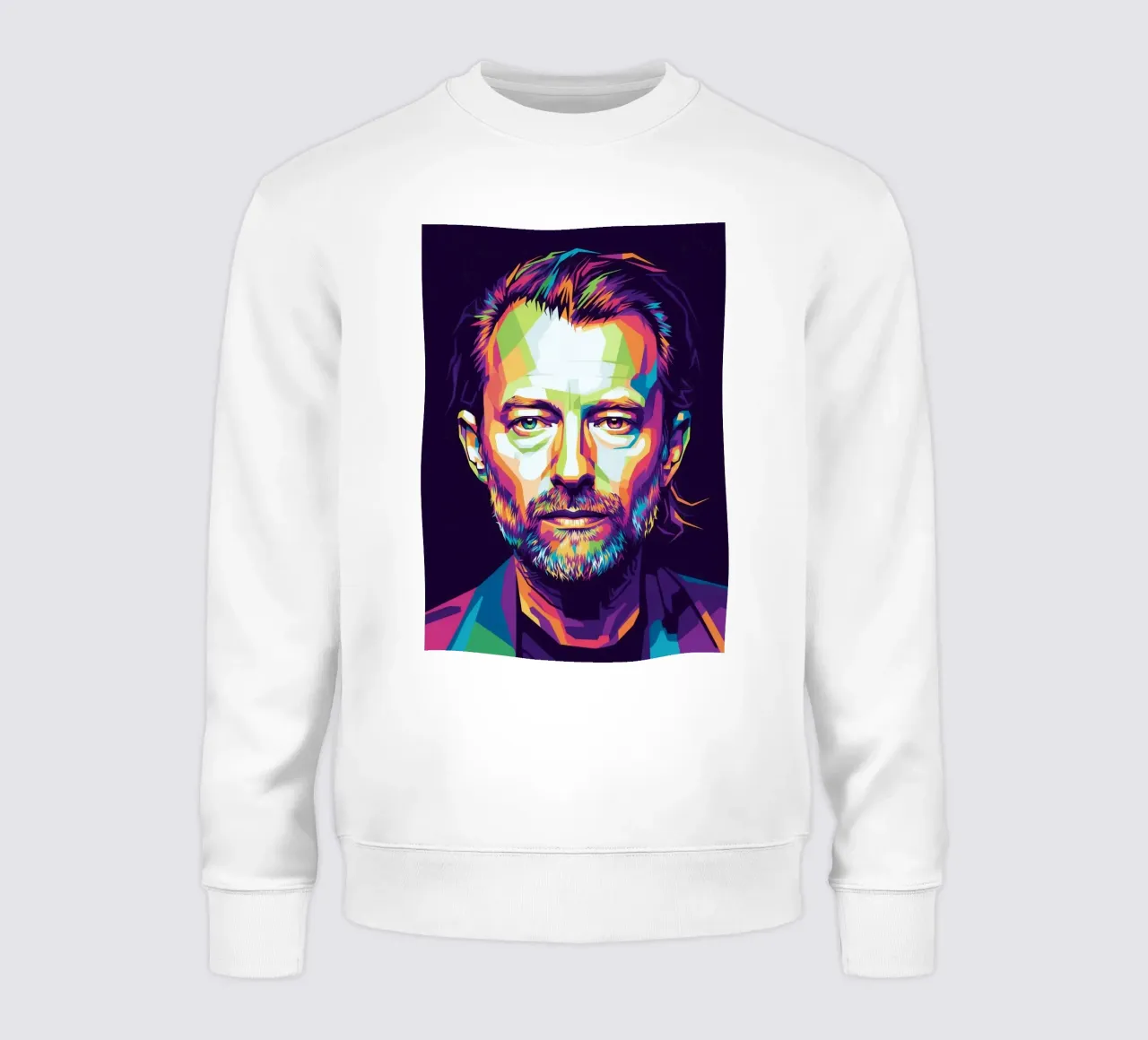 Ritratto pop art di Thom Yorke felpa da Hantamrata