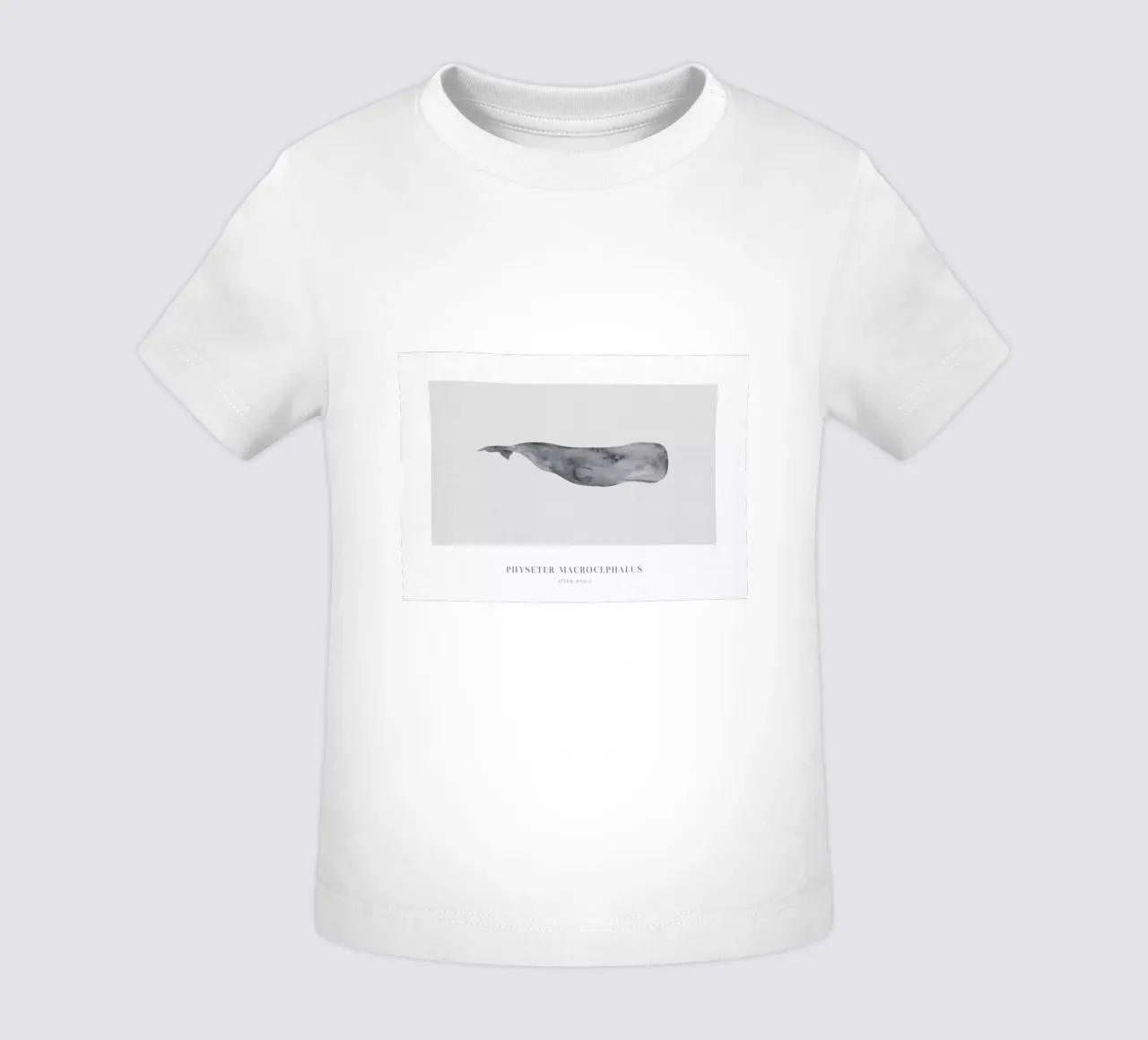 Boho Ocean 1 Sperm Whale maglietta neonato da Boho Print Collection
