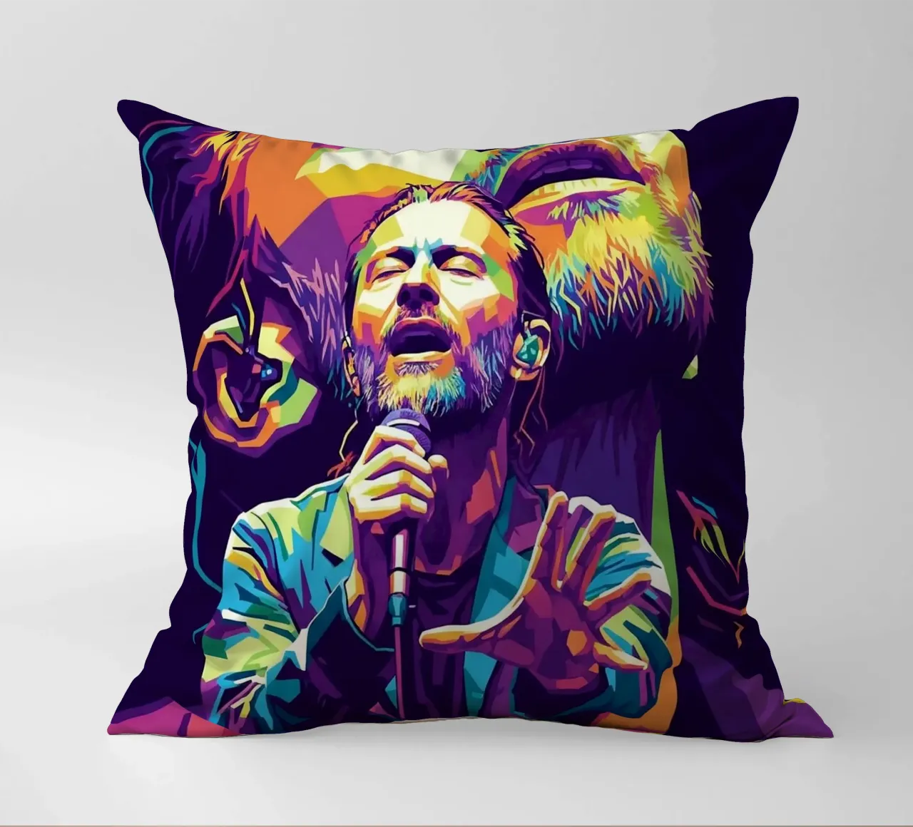Performance di Thom Yorke sul palco cuscino da Hantamrata