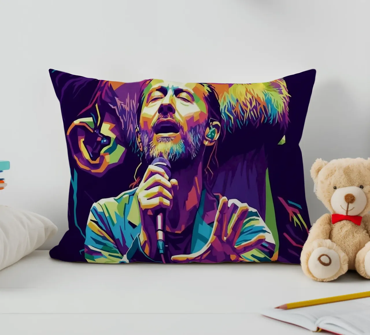 Performance di Thom Yorke sul palco cuscino da Hantamrata