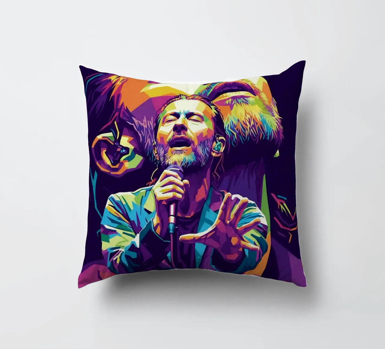 Performance di Thom Yorke sul palco cuscino da Hantamrata