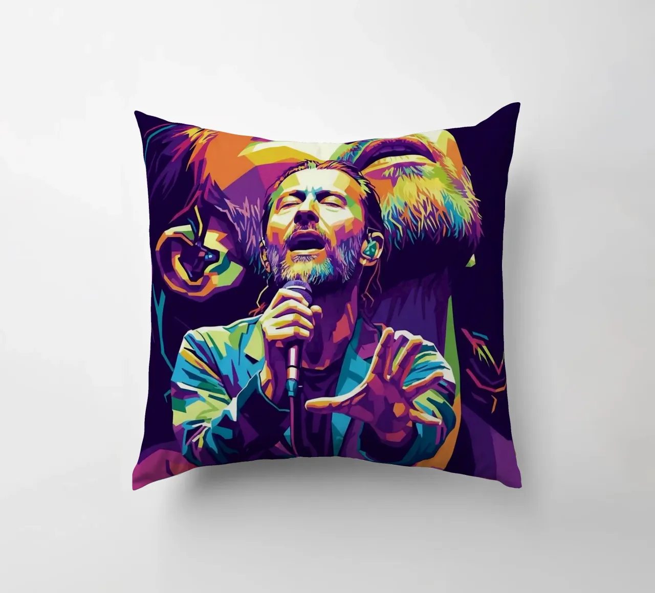 Performance di Thom Yorke sul palco cuscino da Hantamrata