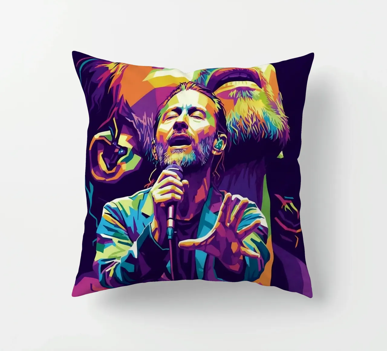 Performance di Thom Yorke sul palco cuscino da Hantamrata