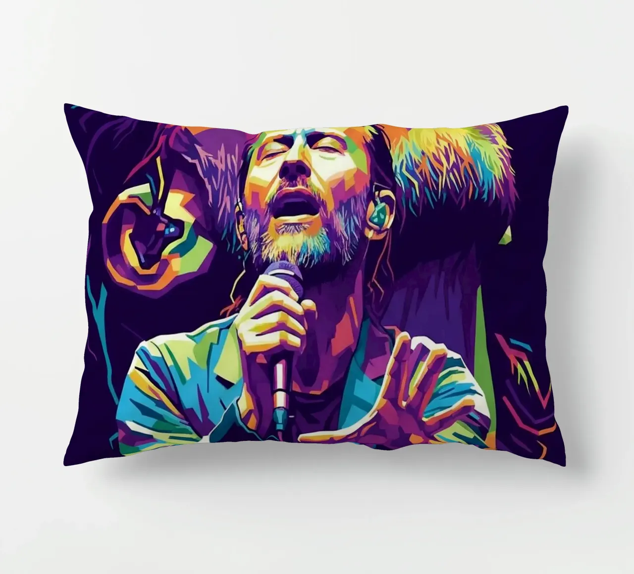 Performance di Thom Yorke sul palco cuscino da Hantamrata