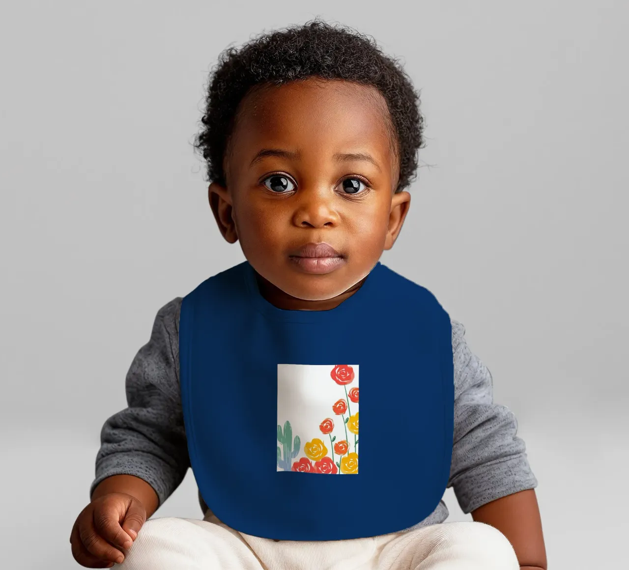 Rosa e cactus bavaglino da PREKETEWE