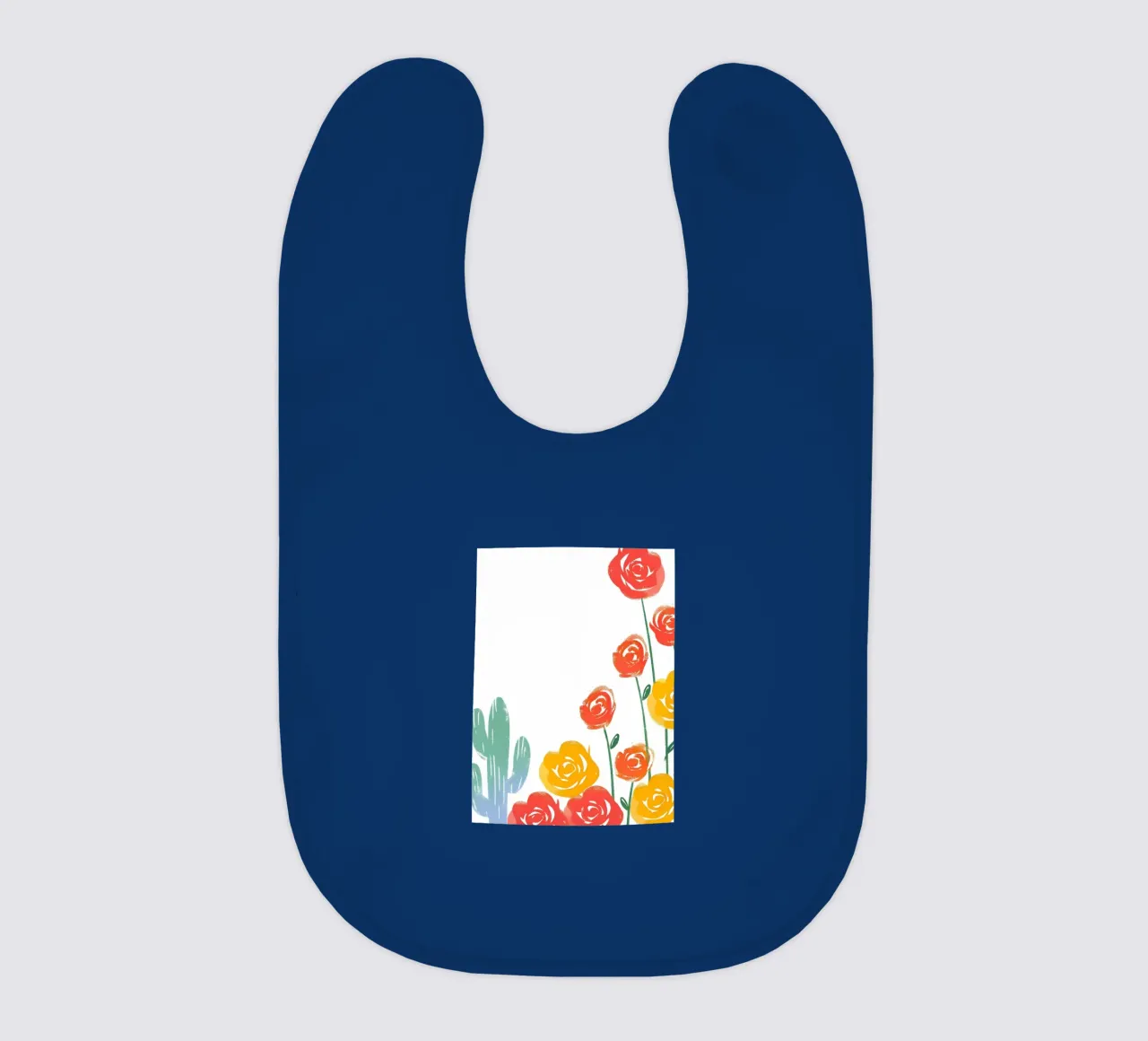 Rosa e cactus bavaglino da PREKETEWE