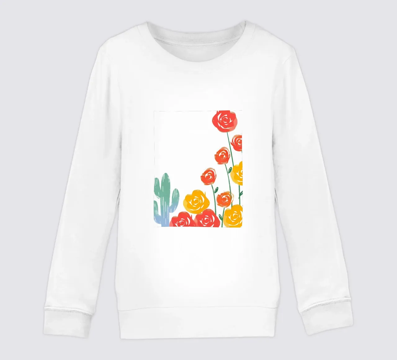 Rosa e cactus felpa bambino da PREKETEWE