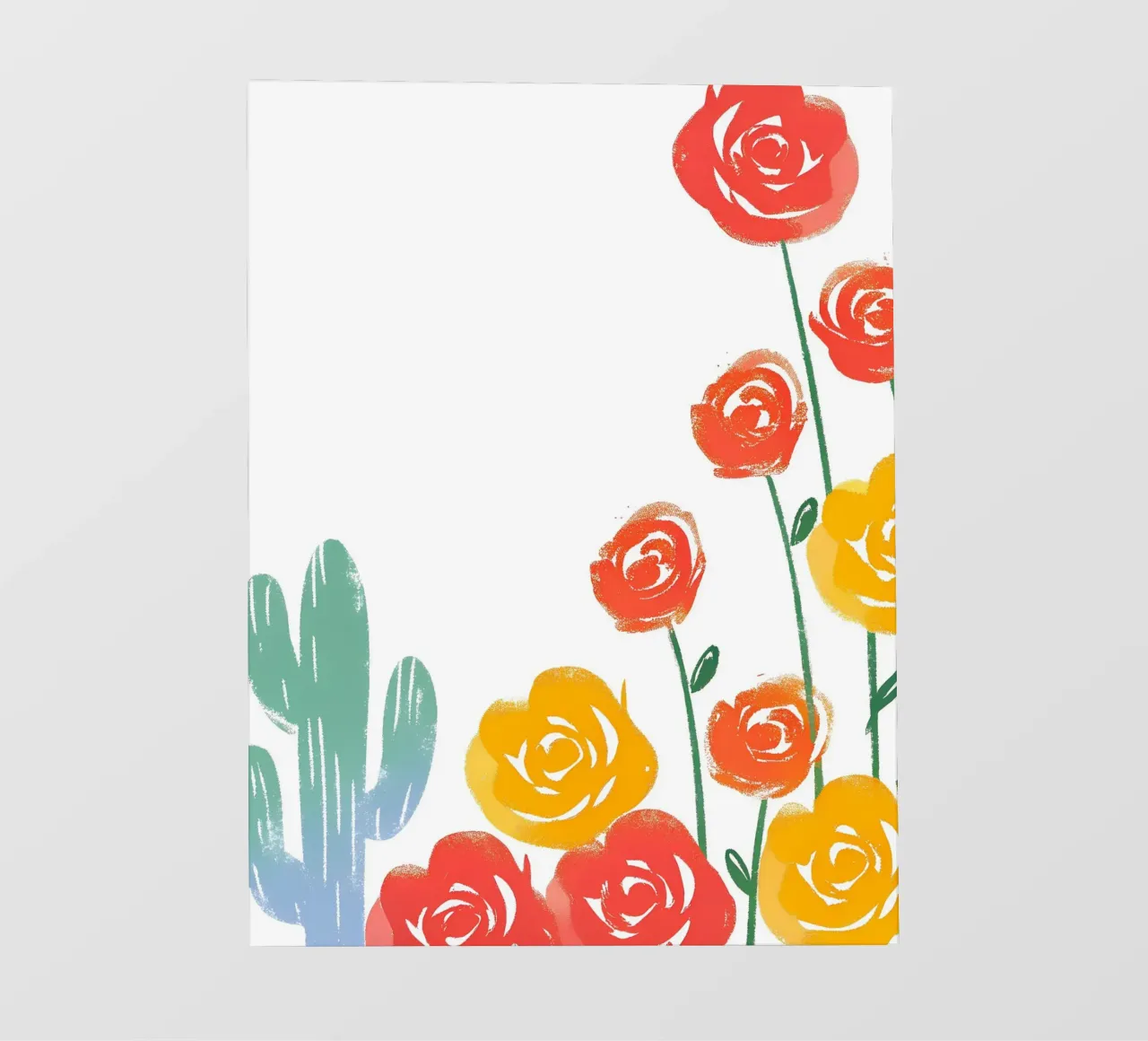 Rosa e cactus pellicola backlit da PREKETEWE