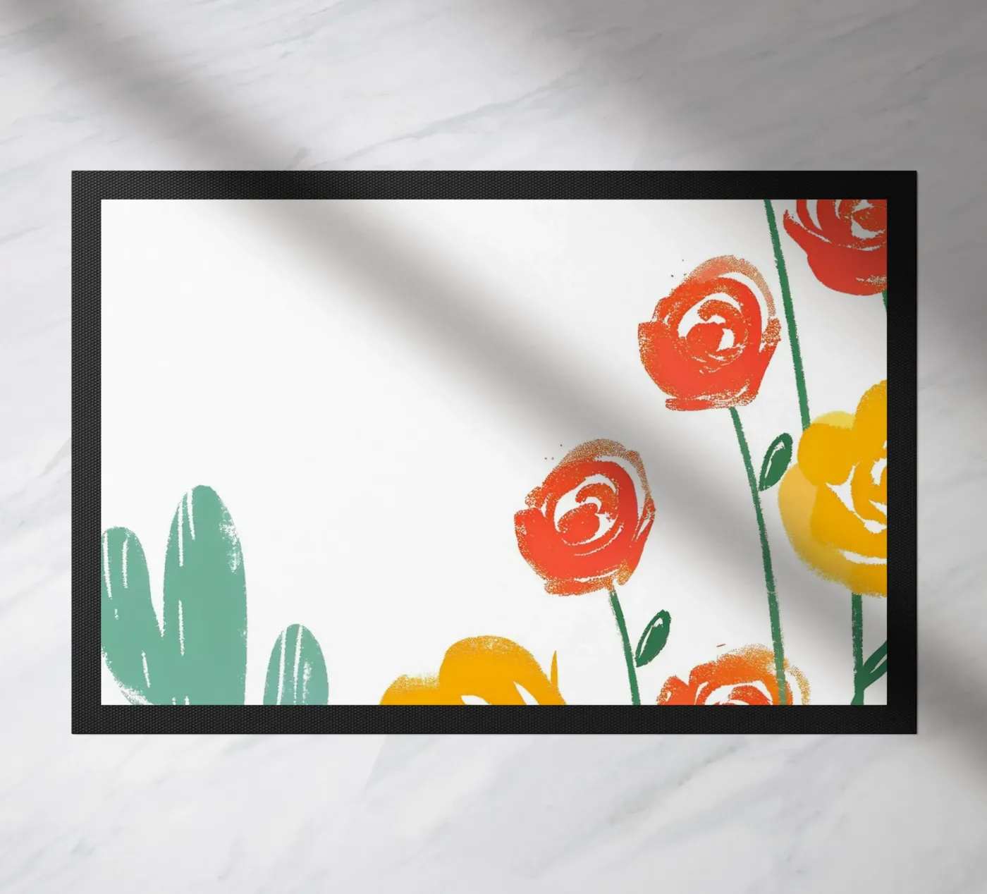 Rosa e cactus zerbino da PREKETEWE