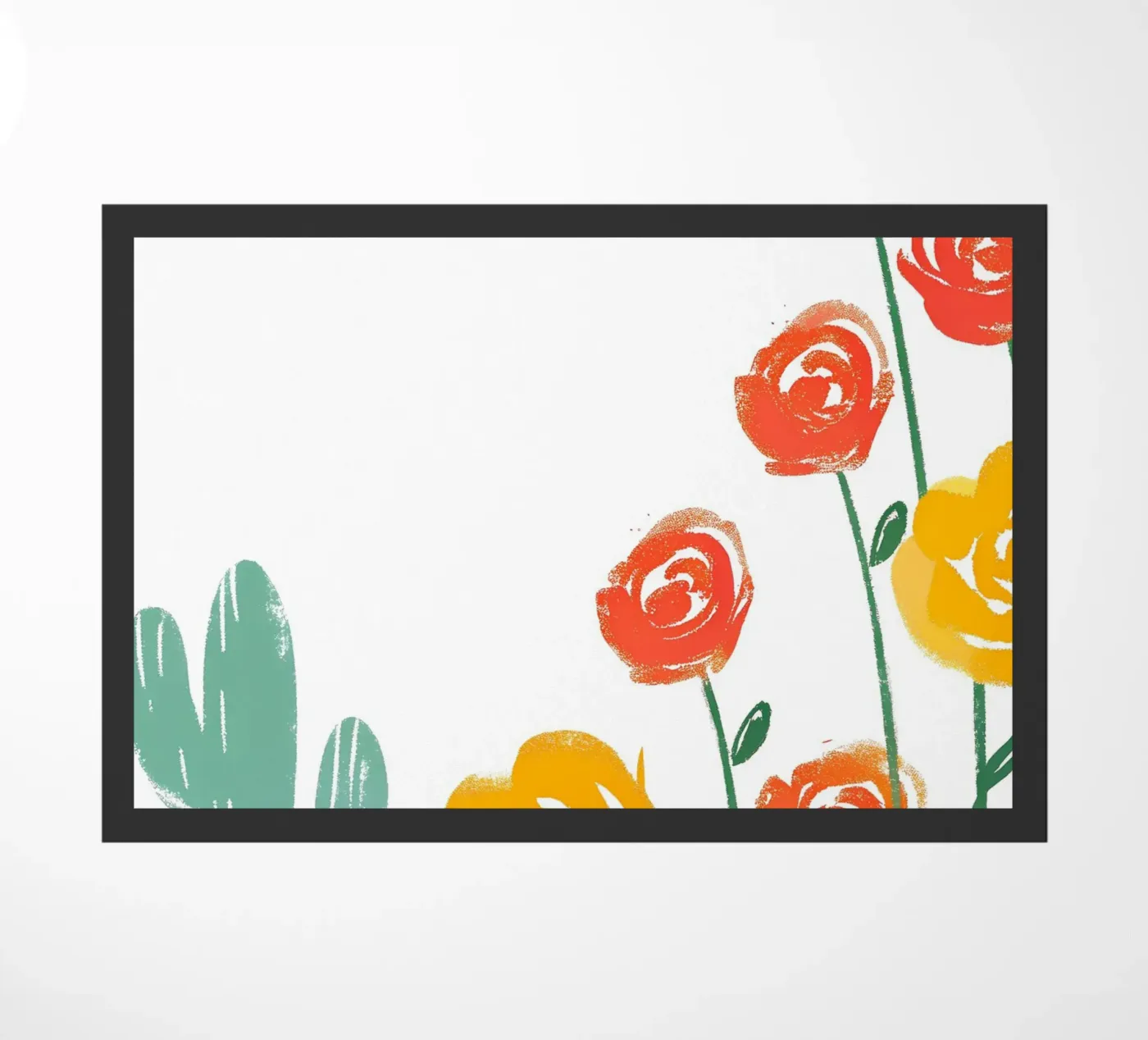 Rosa e cactus zerbino da PREKETEWE