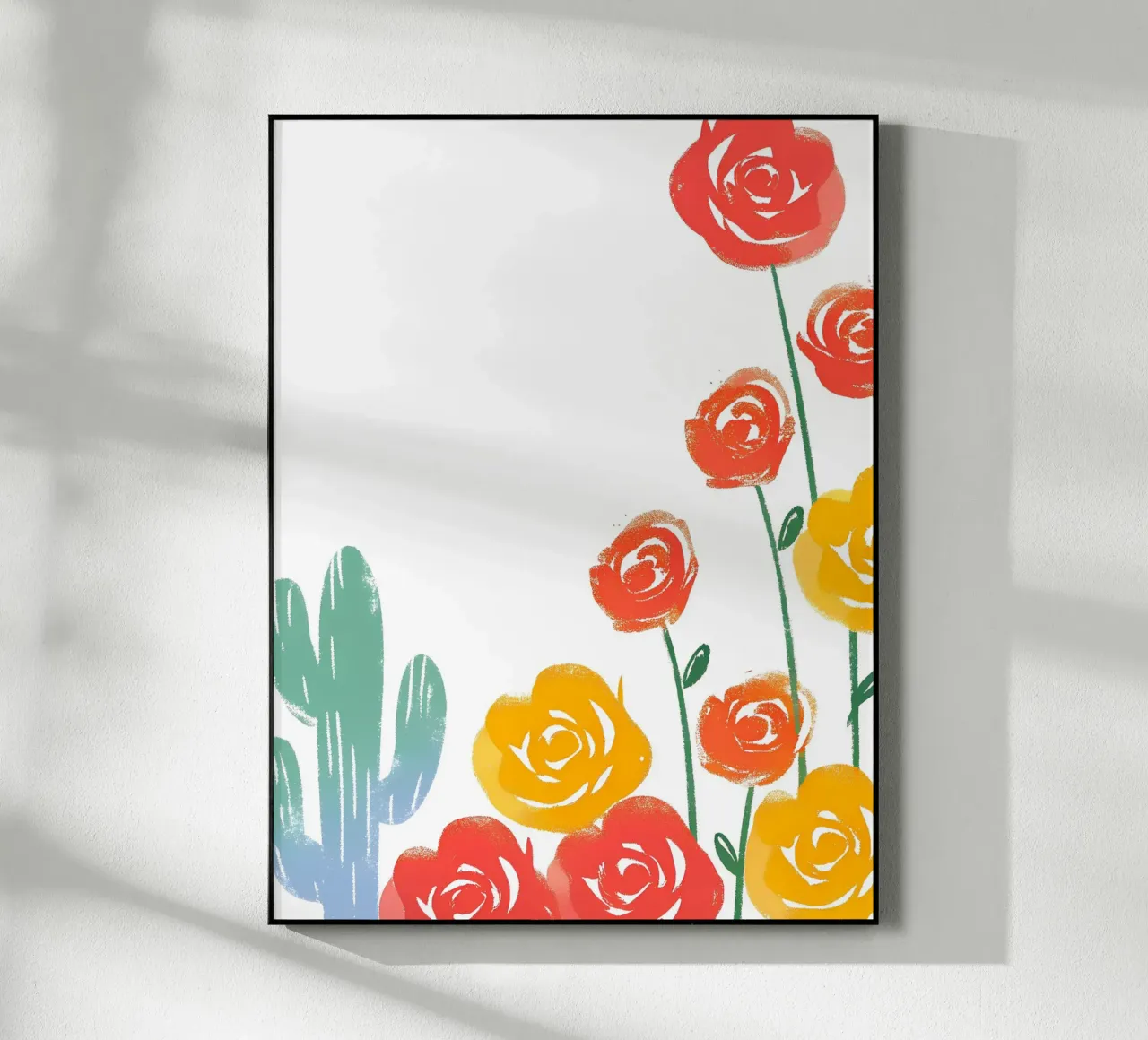 Rosa e cactus plexiglass da PREKETEWE