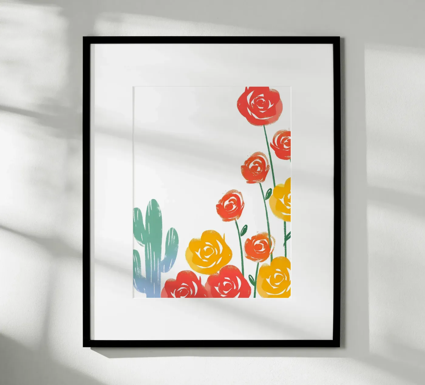 Rosa e cactus poster da PREKETEWE