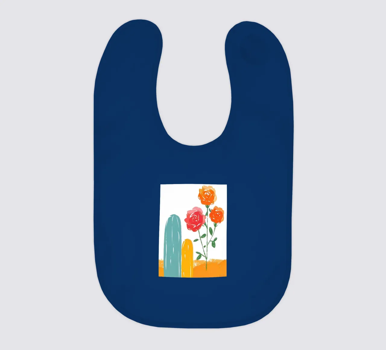 Rosa e cactus bavaglino da PREKETEWE