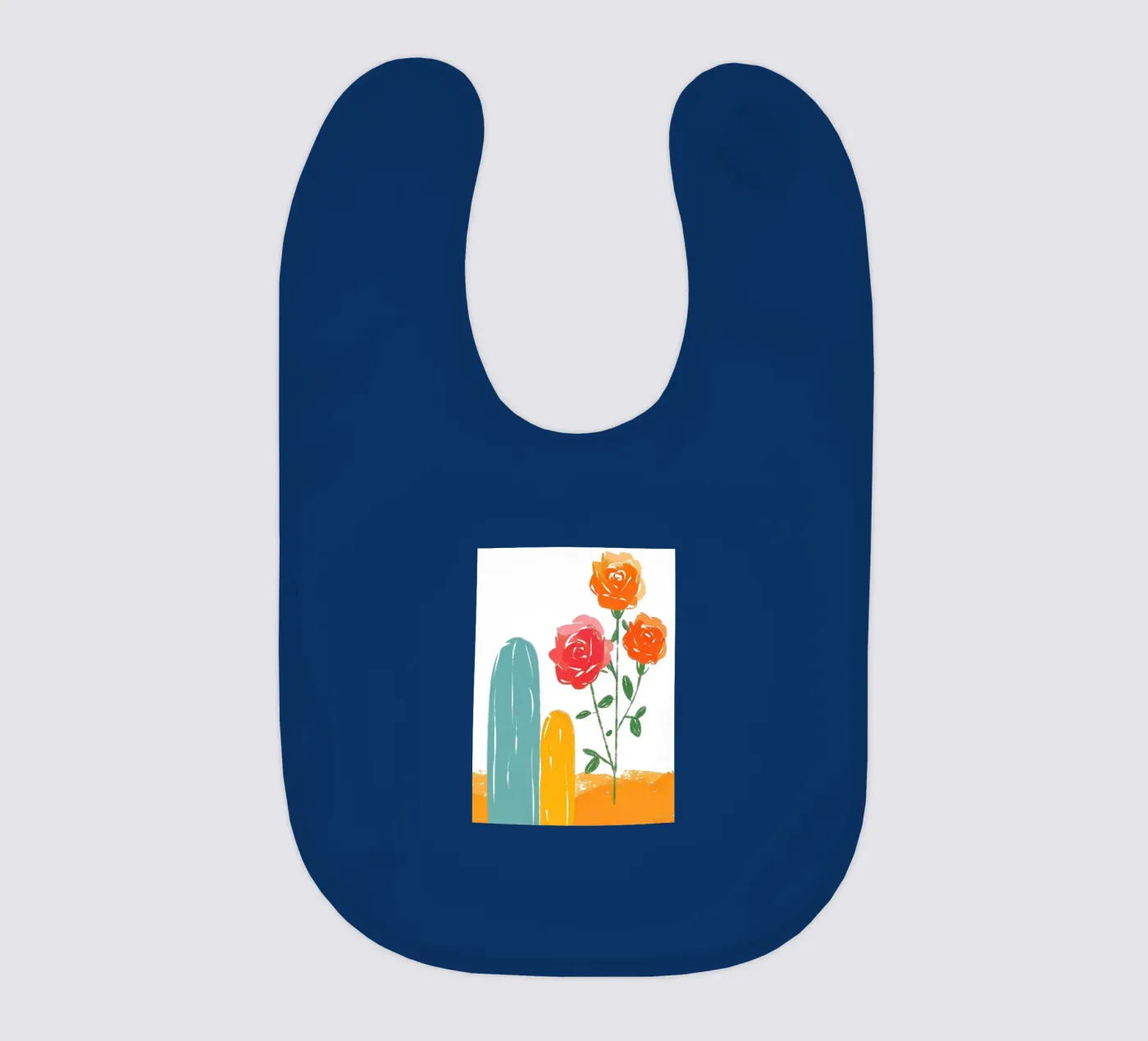 Rosa e cactus bavaglino da PREKETEWE