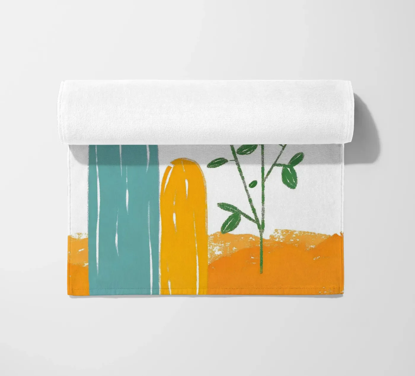 Rose and Cactus strandhanddoek van PREKETEWE