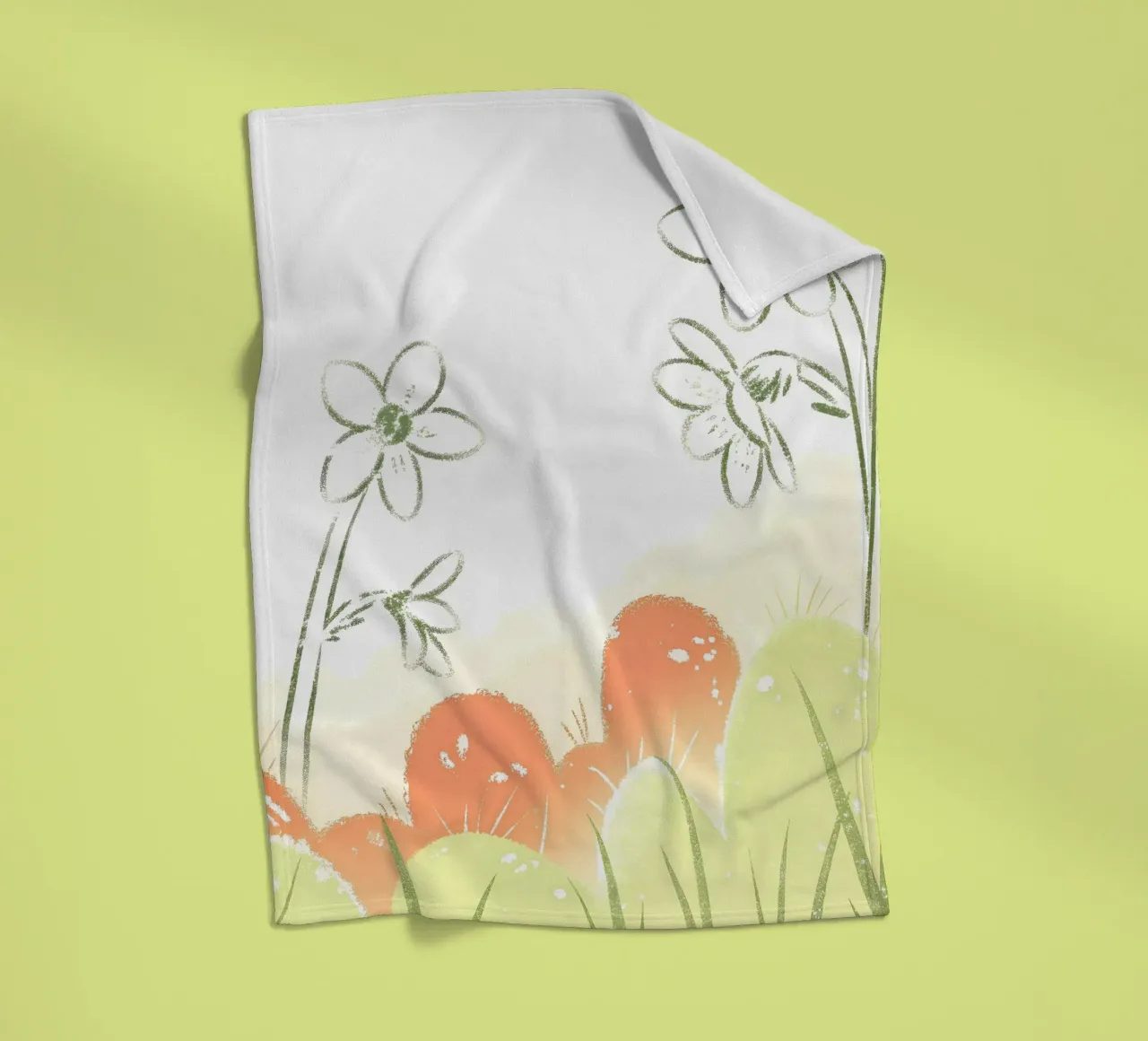 Gelsomino e cactus coperta in pile da PREKETEWE