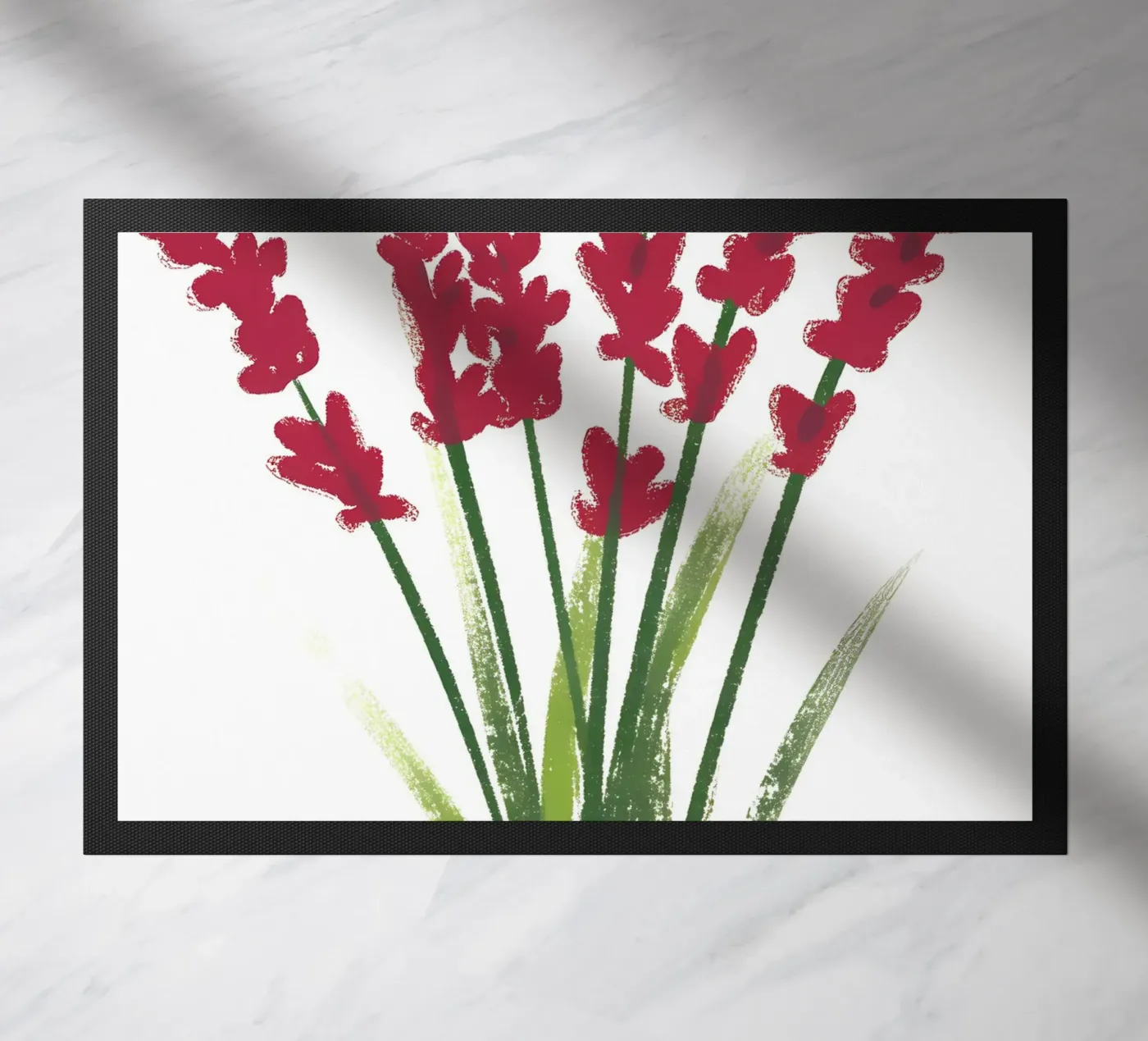 Fiore rosso zerbino da PREKETEWE