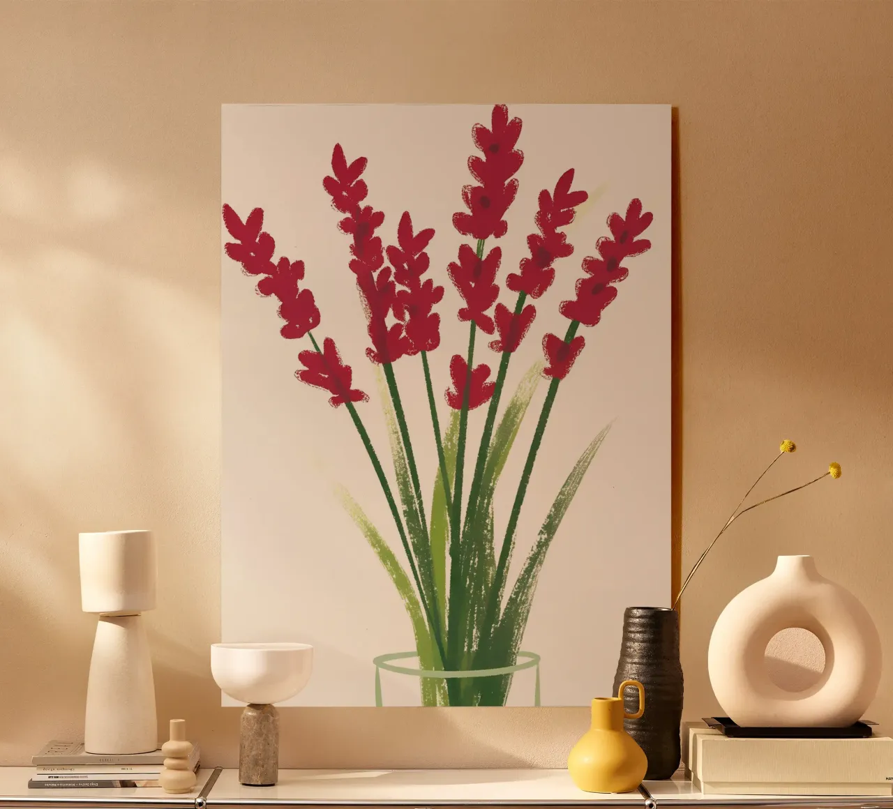 Red Flower plexiglass da PREKETEWE