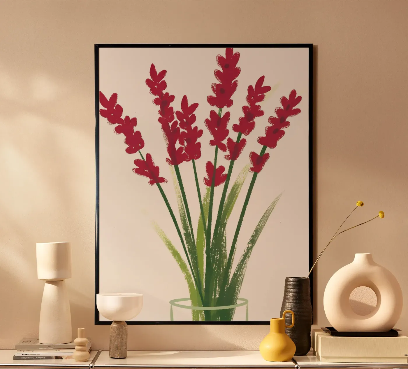 Fiore rosso poster da PREKETEWE