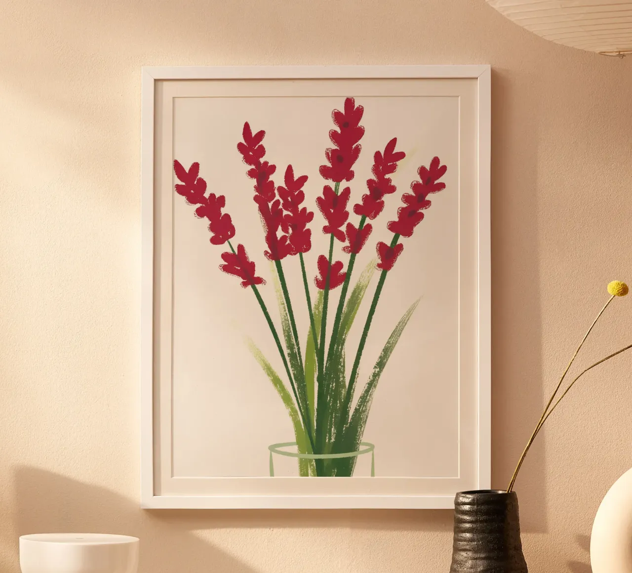 Fiore rosso poster da PREKETEWE
