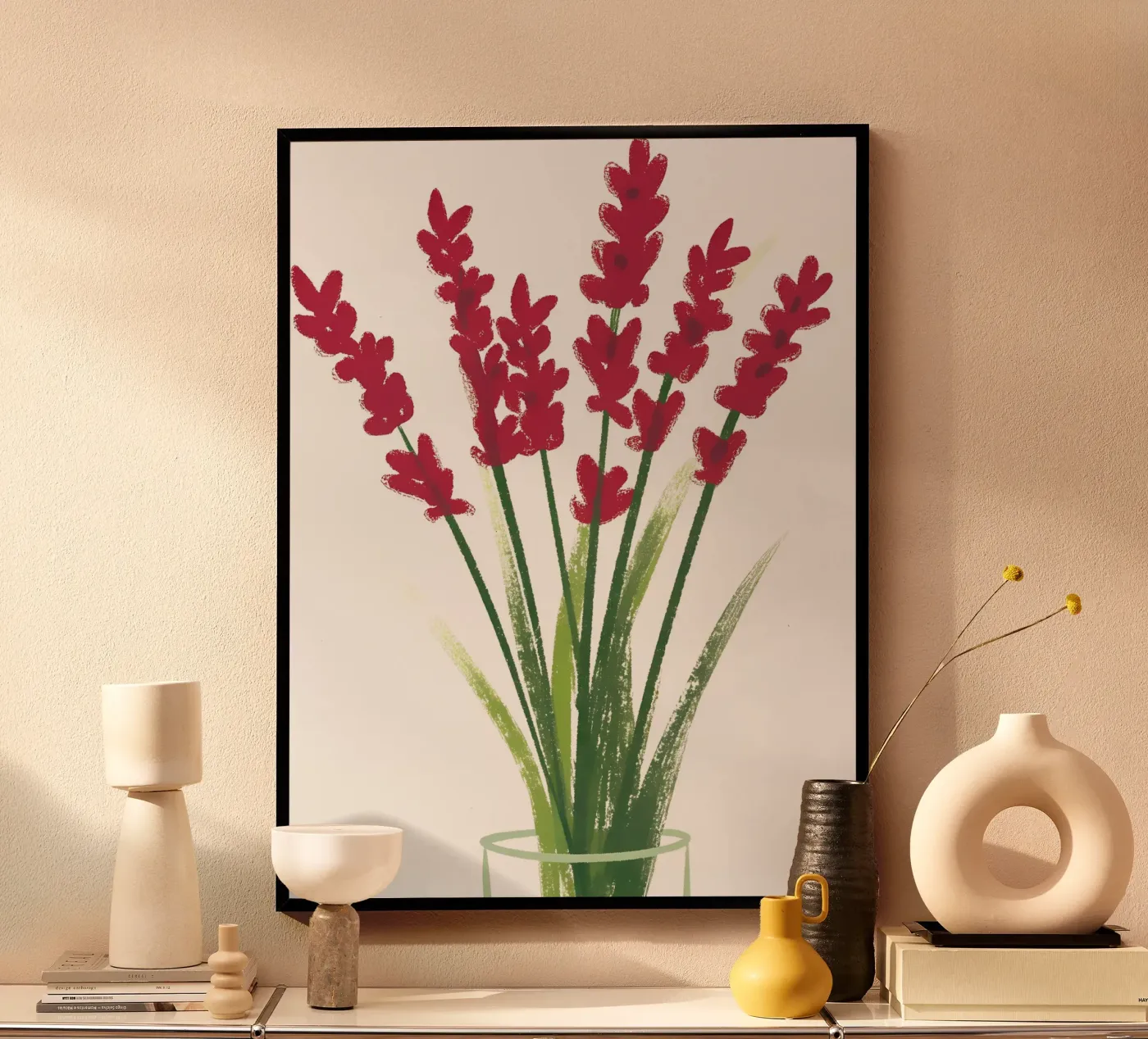 Fiore rosso poster da PREKETEWE