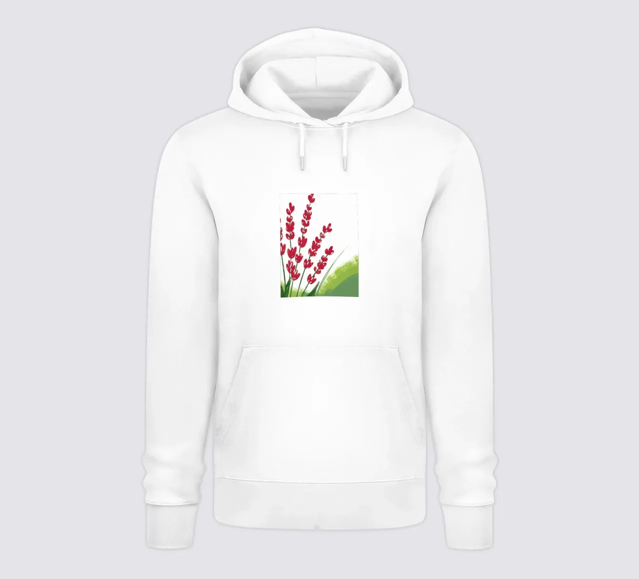 Fiore rosso felpa con cappuccio da PREKETEWE