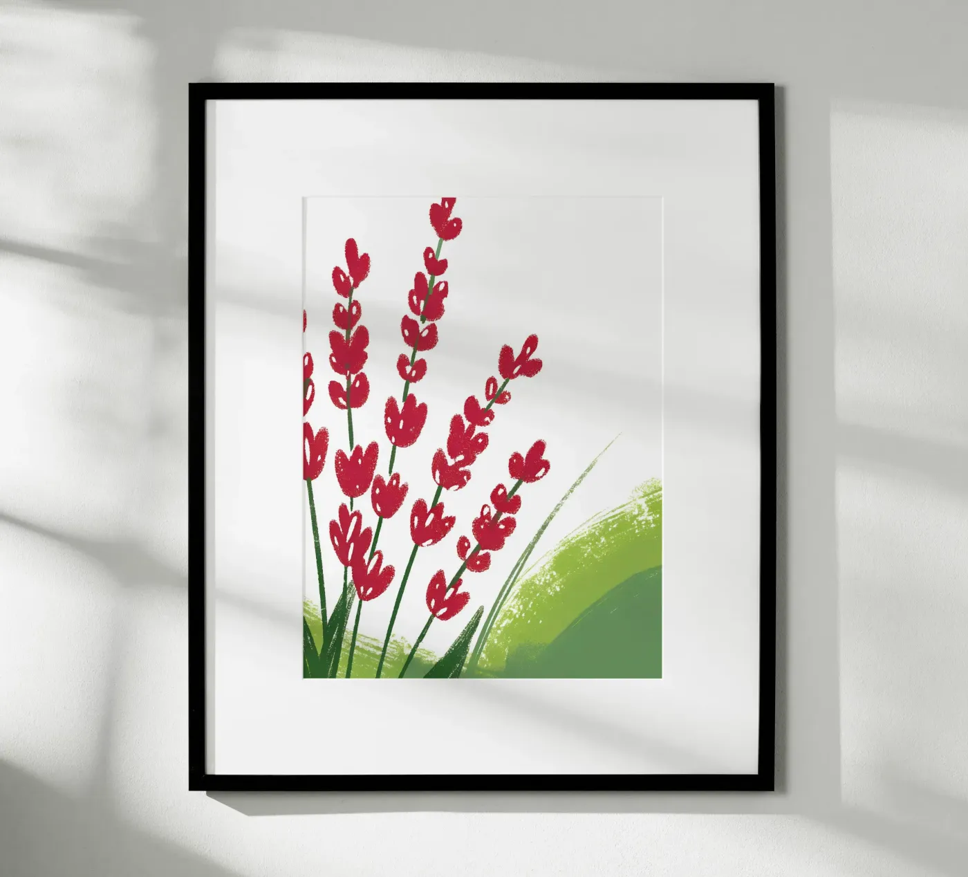 Fiore rosso poster da PREKETEWE
