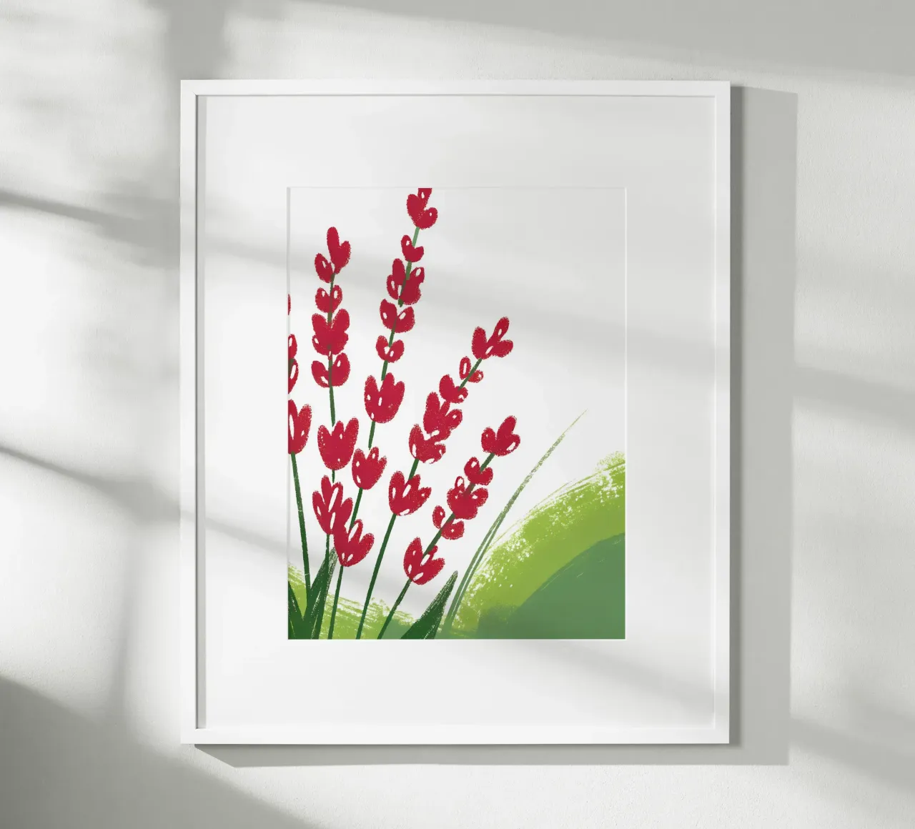 Fiore rosso poster da PREKETEWE