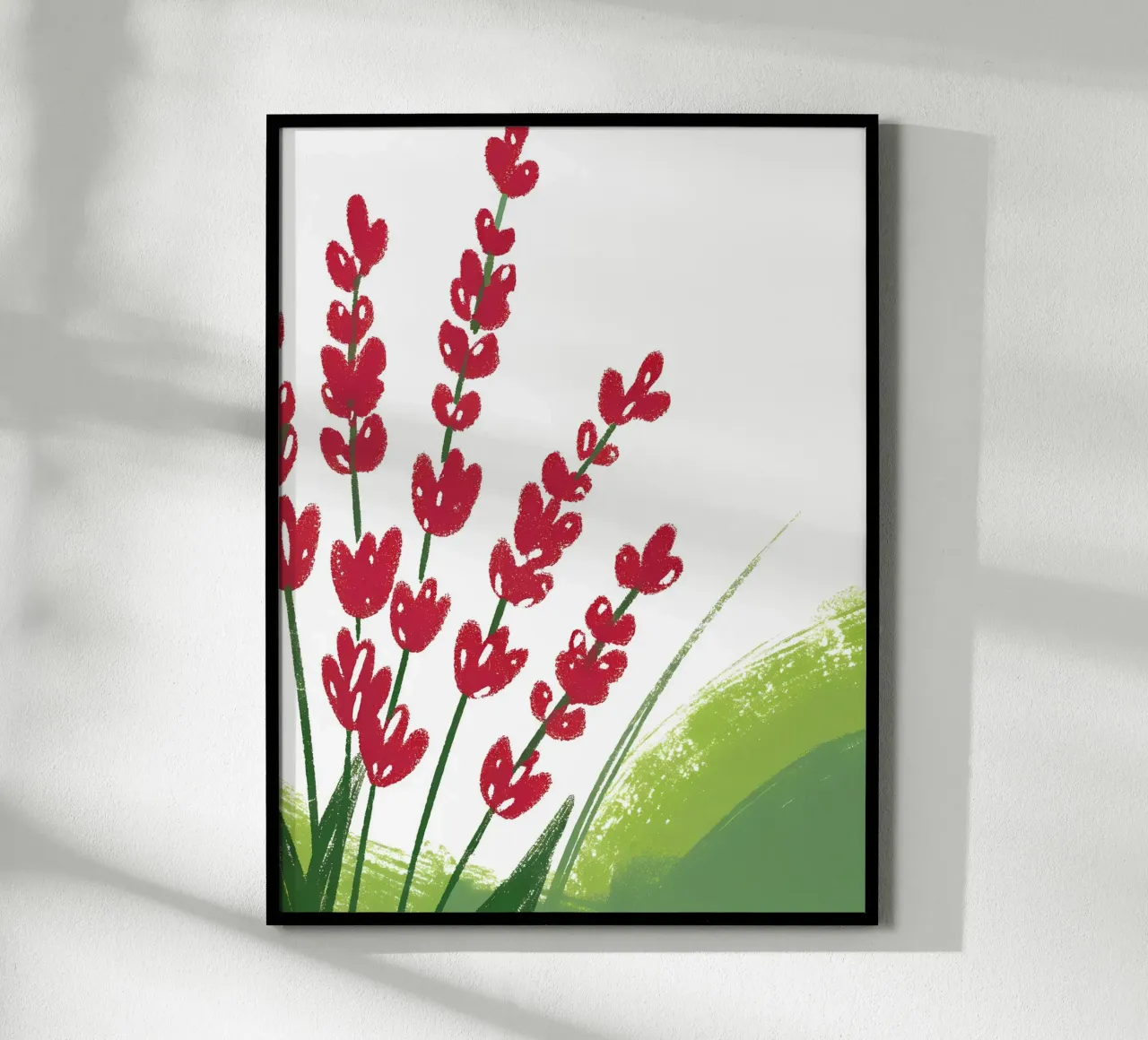 Fiore rosso poster da PREKETEWE