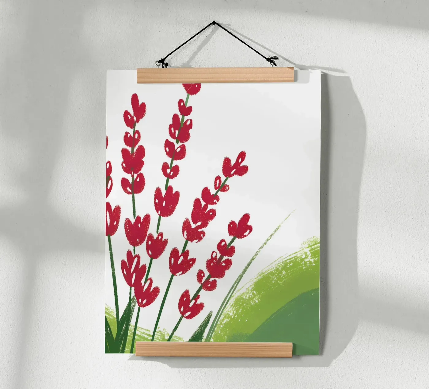Fiore rosso poster da PREKETEWE