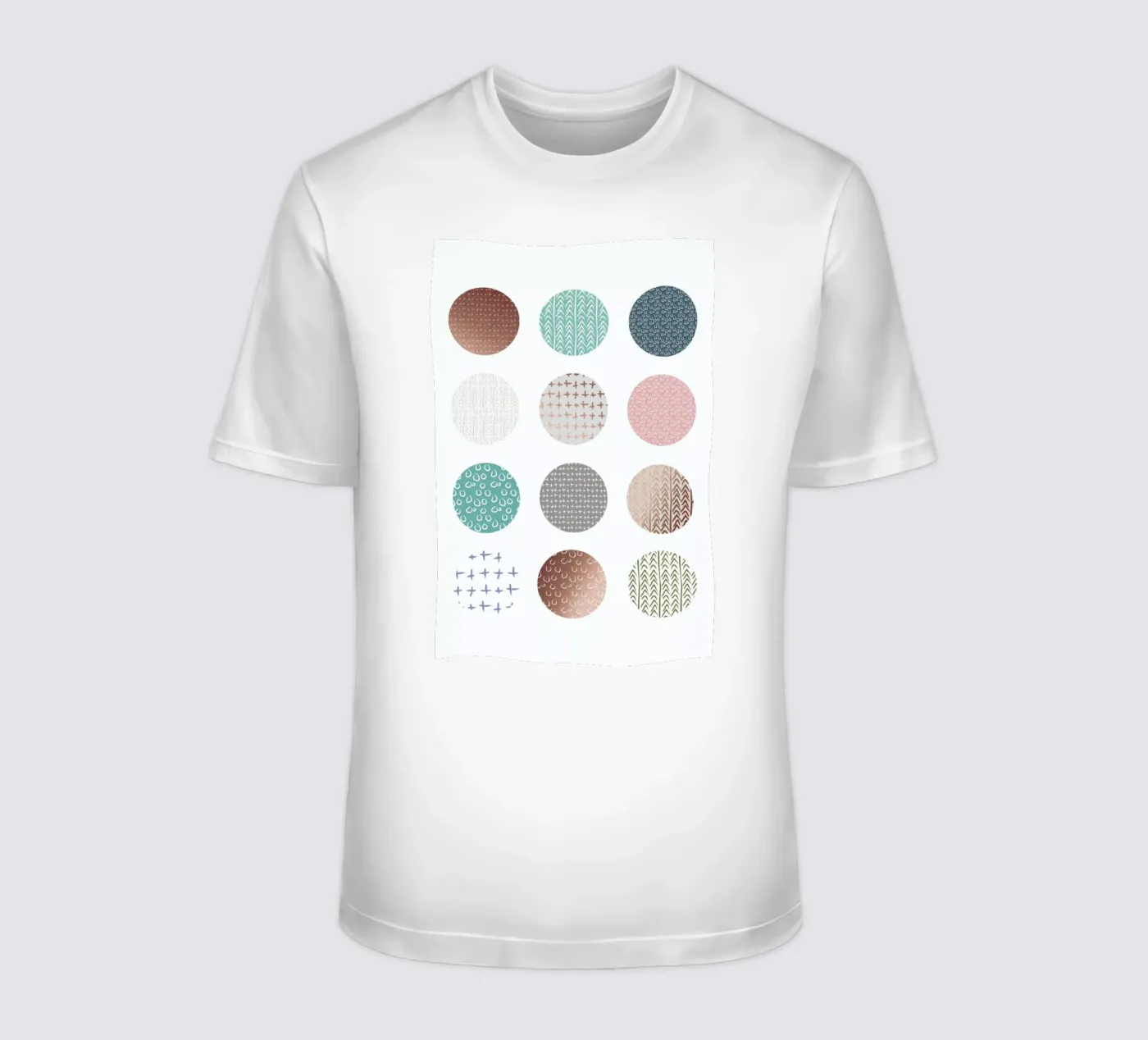 Bronze Pattern Dots t-shirt da Maria Kritzas