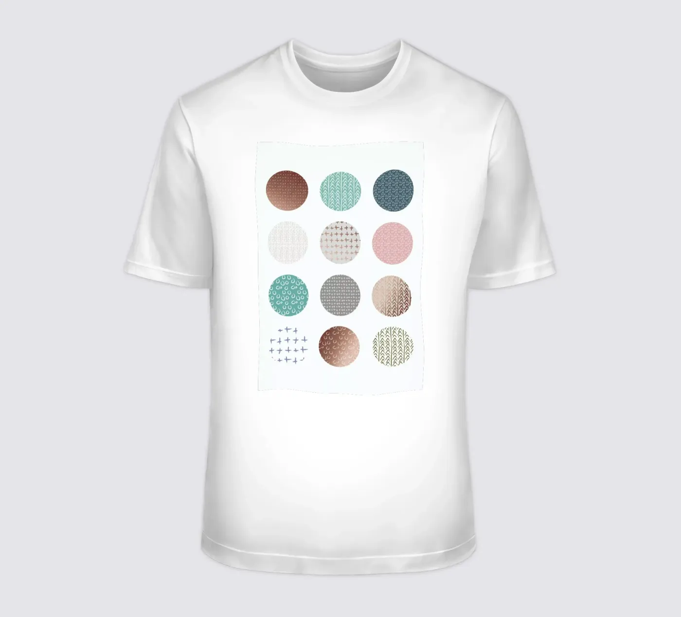 Bronze Pattern Dots t-shirt da Maria Kritzas