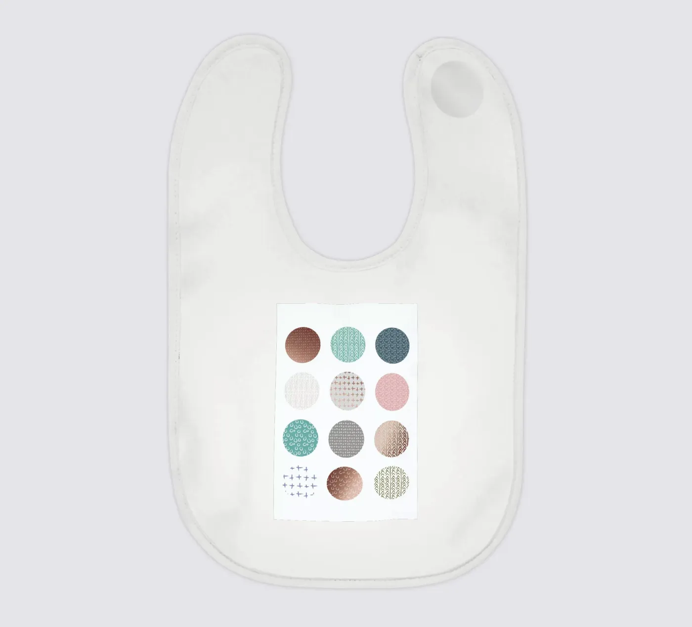 Bronze Pattern Dots bavoir de Maria Kritzas