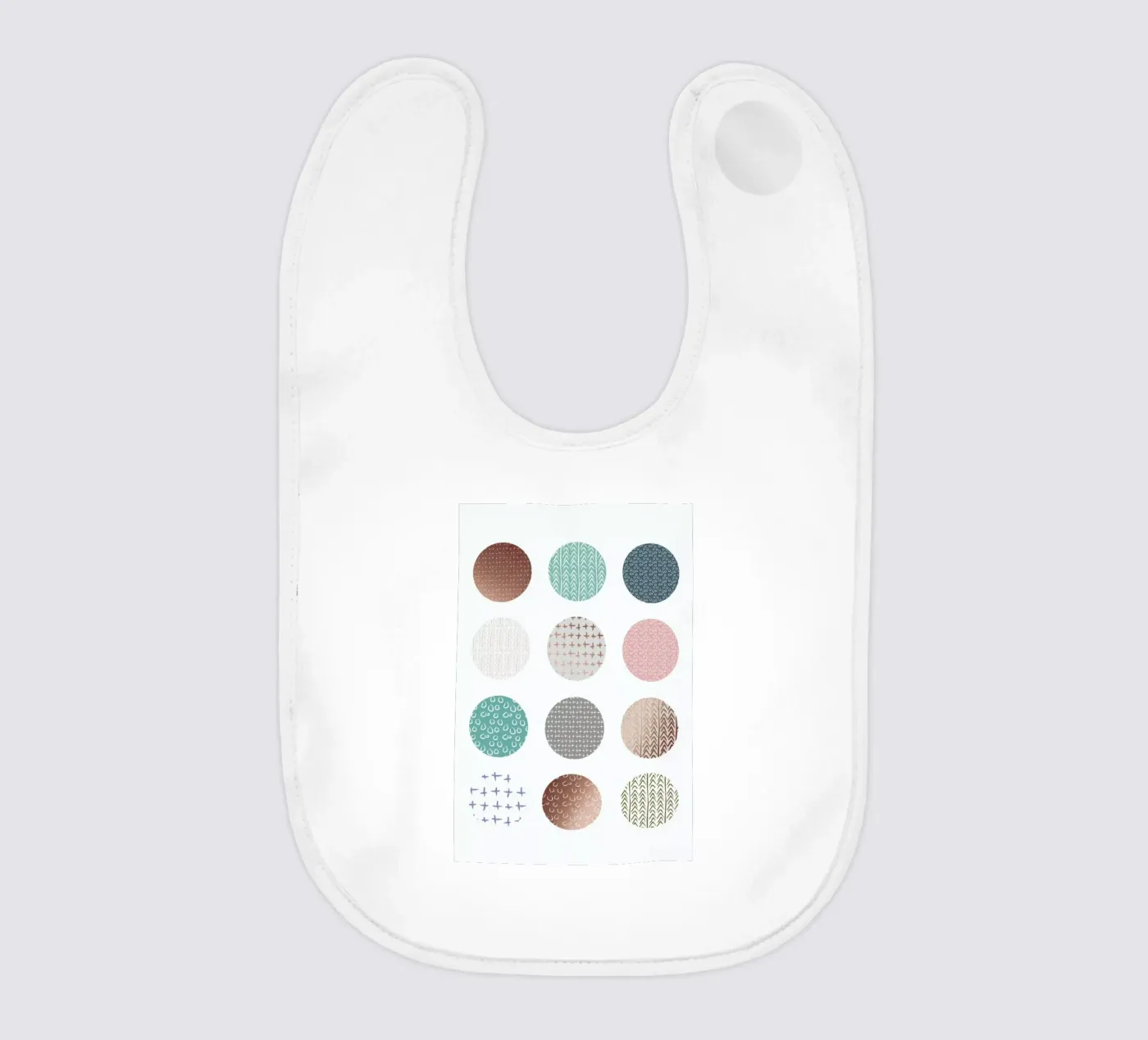 Bronze Pattern Dots bavoir de Maria Kritzas