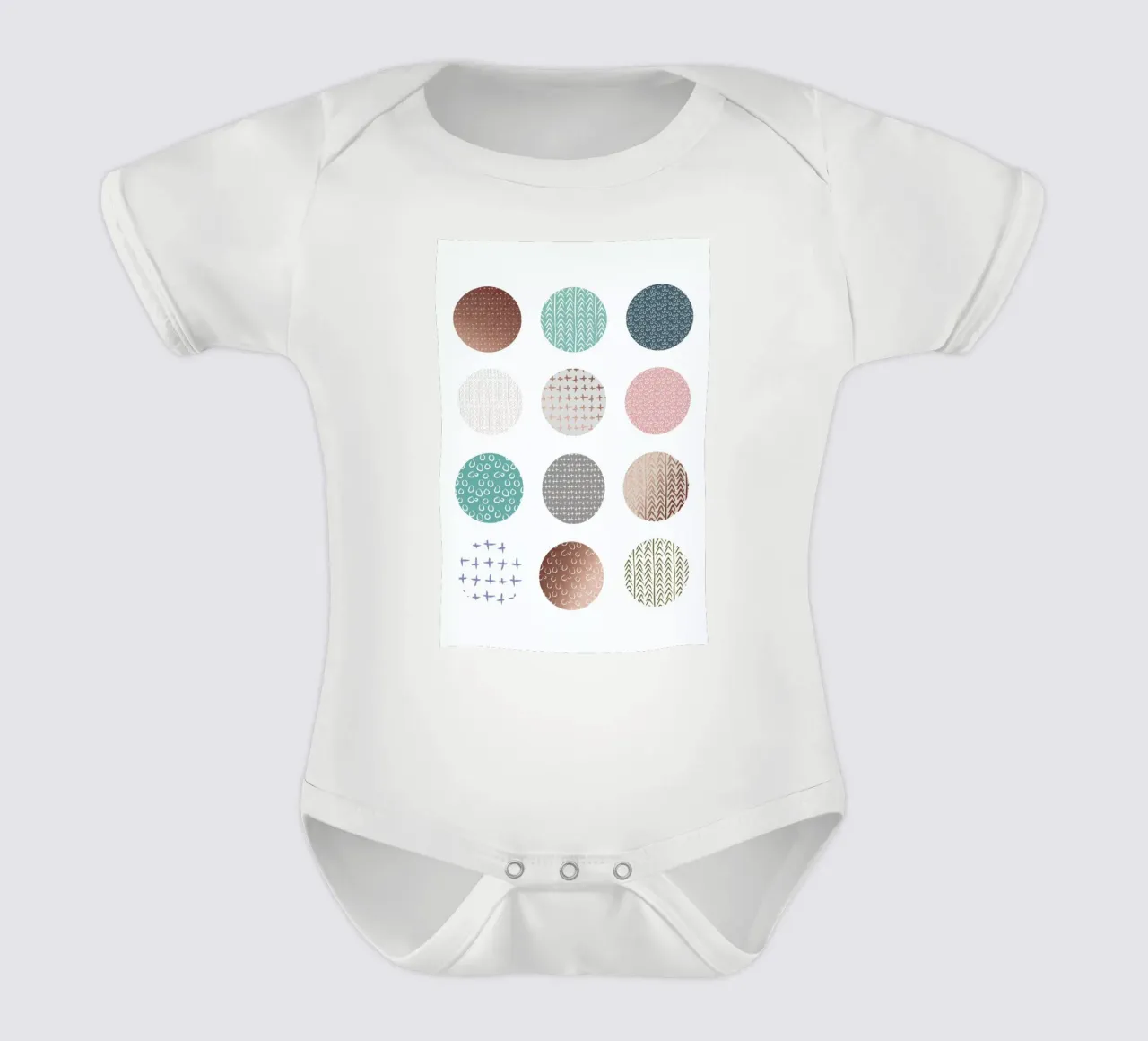 Bronze Pattern Dots body bébé de Maria Kritzas