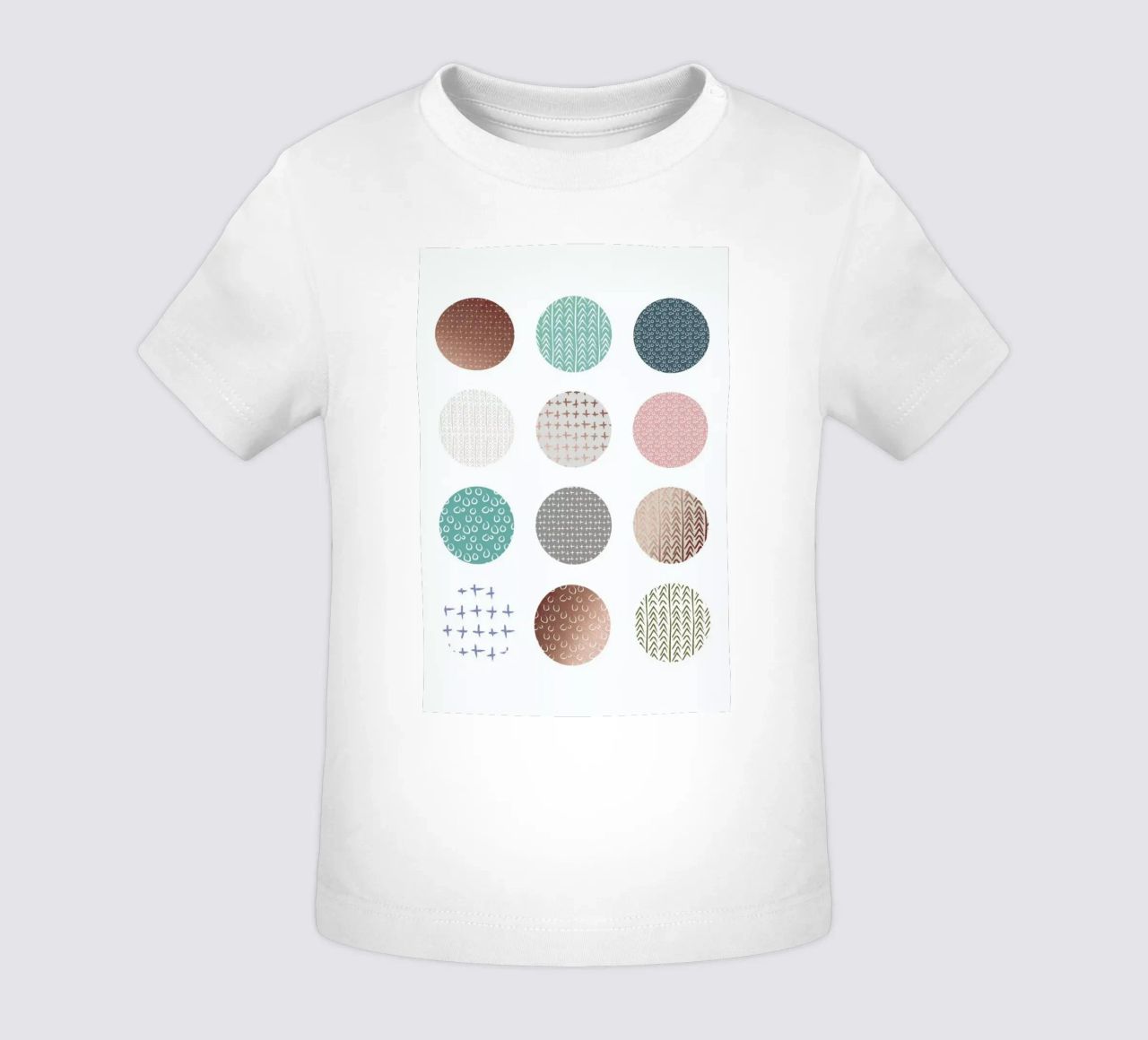 Bronze Pattern Dots maglietta neonato da Maria Kritzas